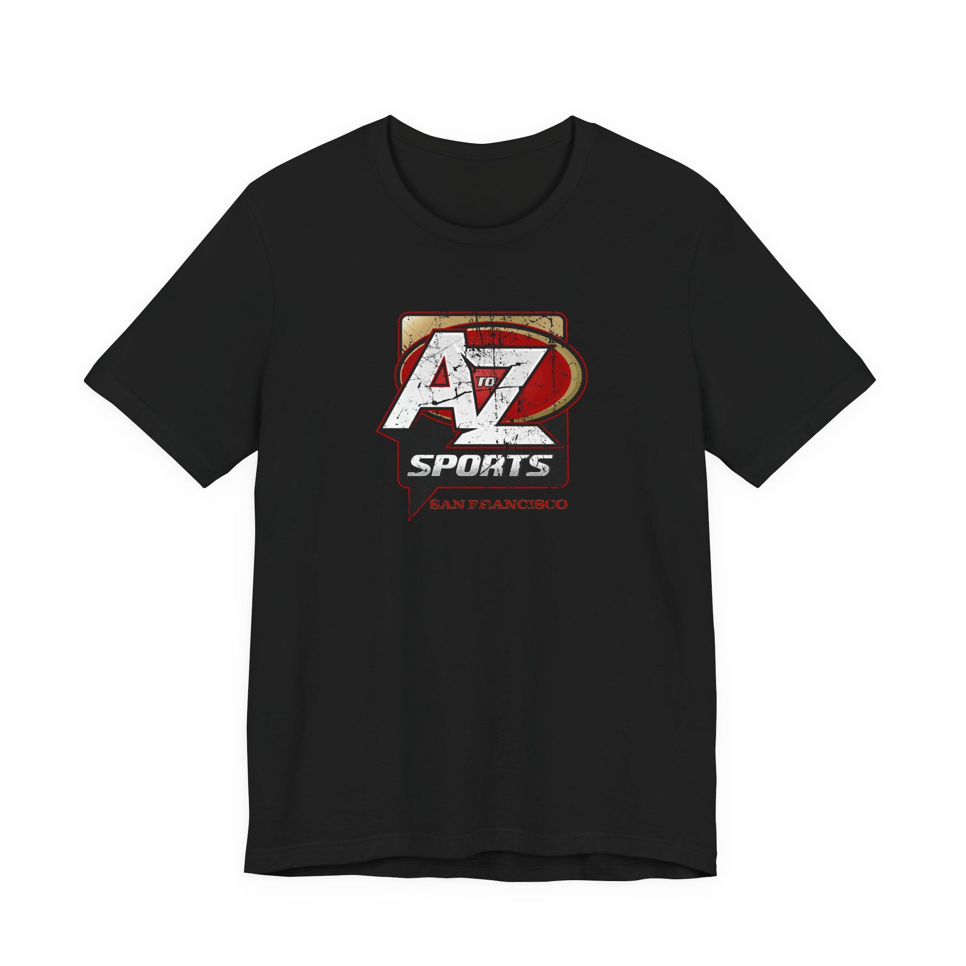 A to Z Sports 49ers Distressed T-Shirt