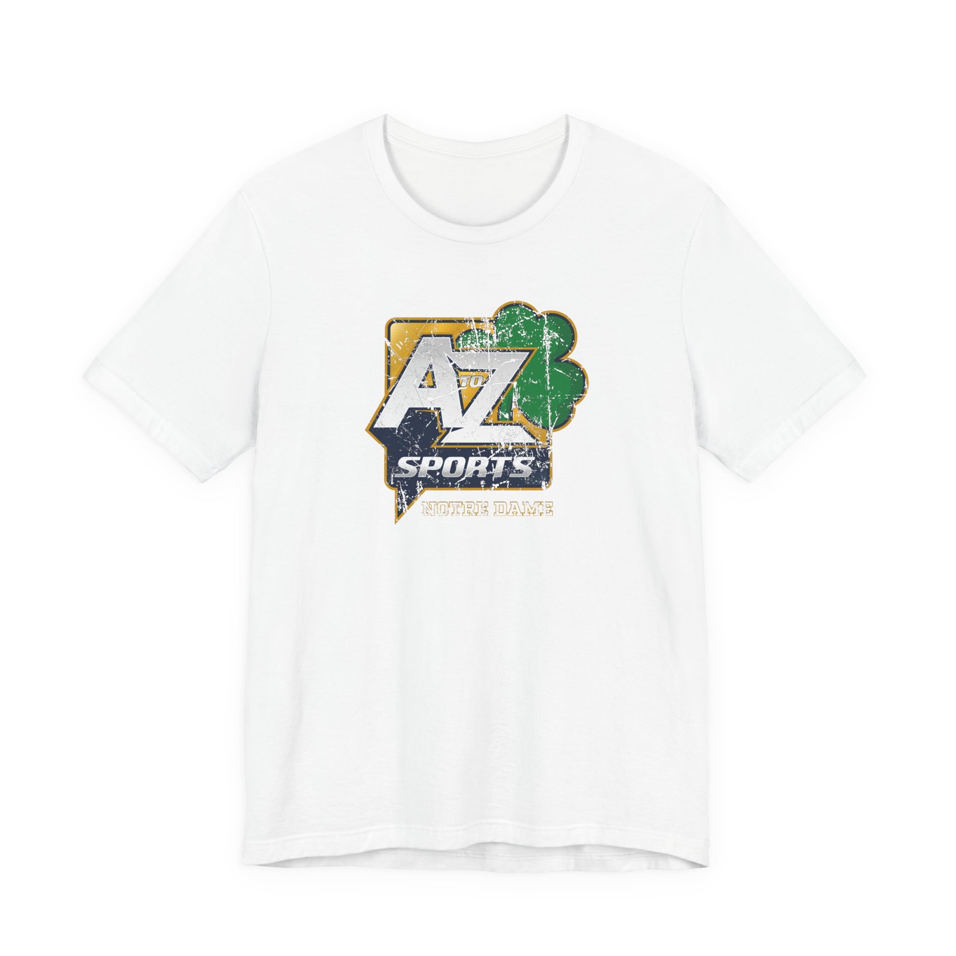 A to Z Sports Notre Dame Distressed T-Shirt