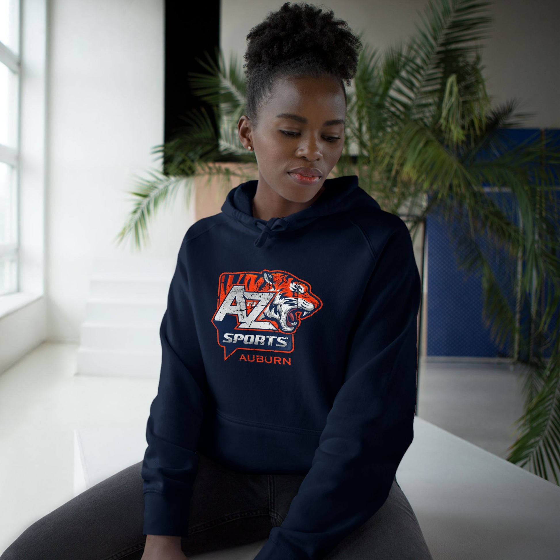 A to Z Sports Auburn Distressed Hoodie