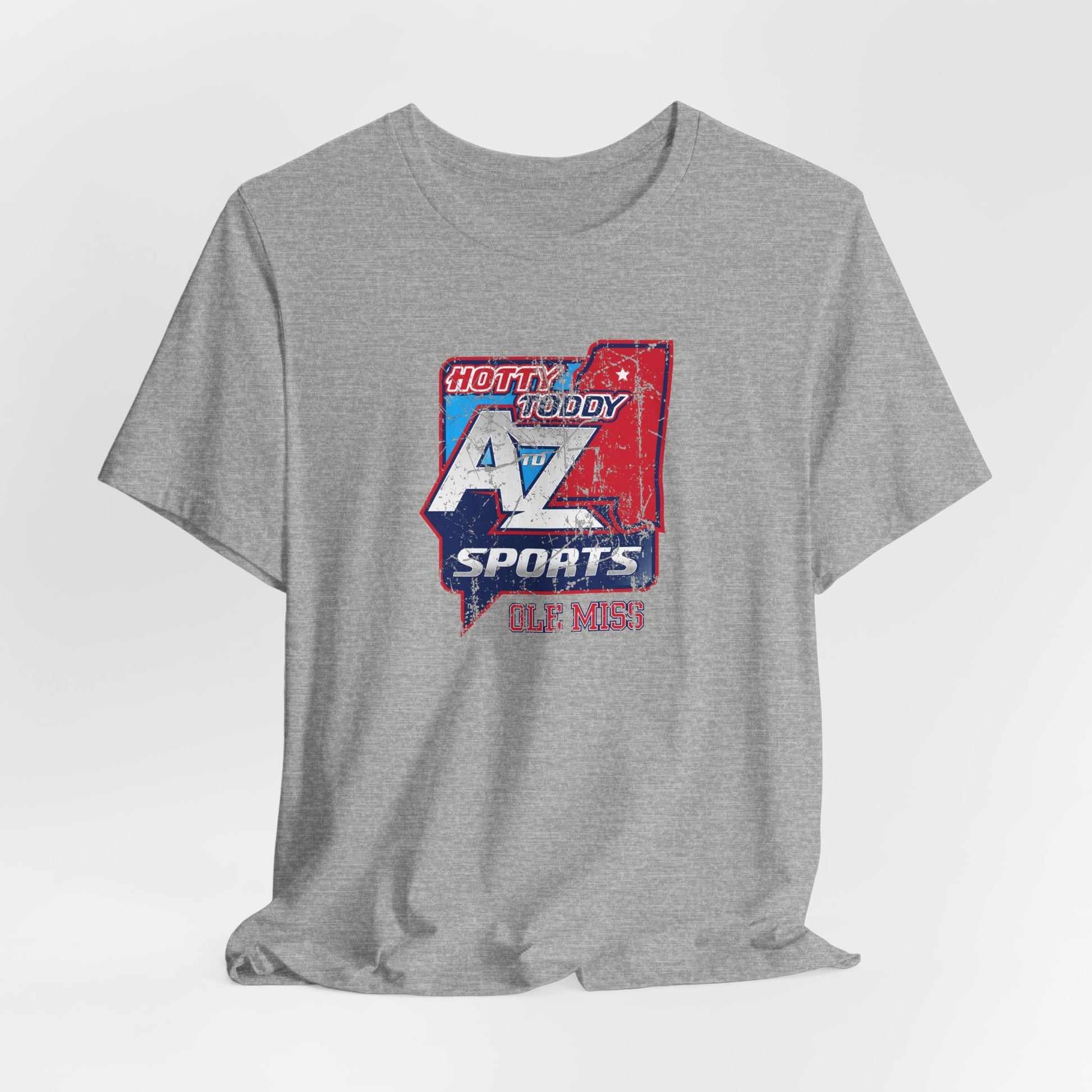 A to Z Sports Ole Miss Distressed T-Shirt