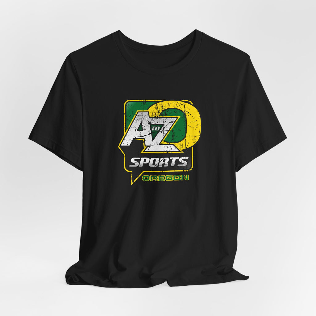 A to Z Sports Oregon Distressed T-Shirt