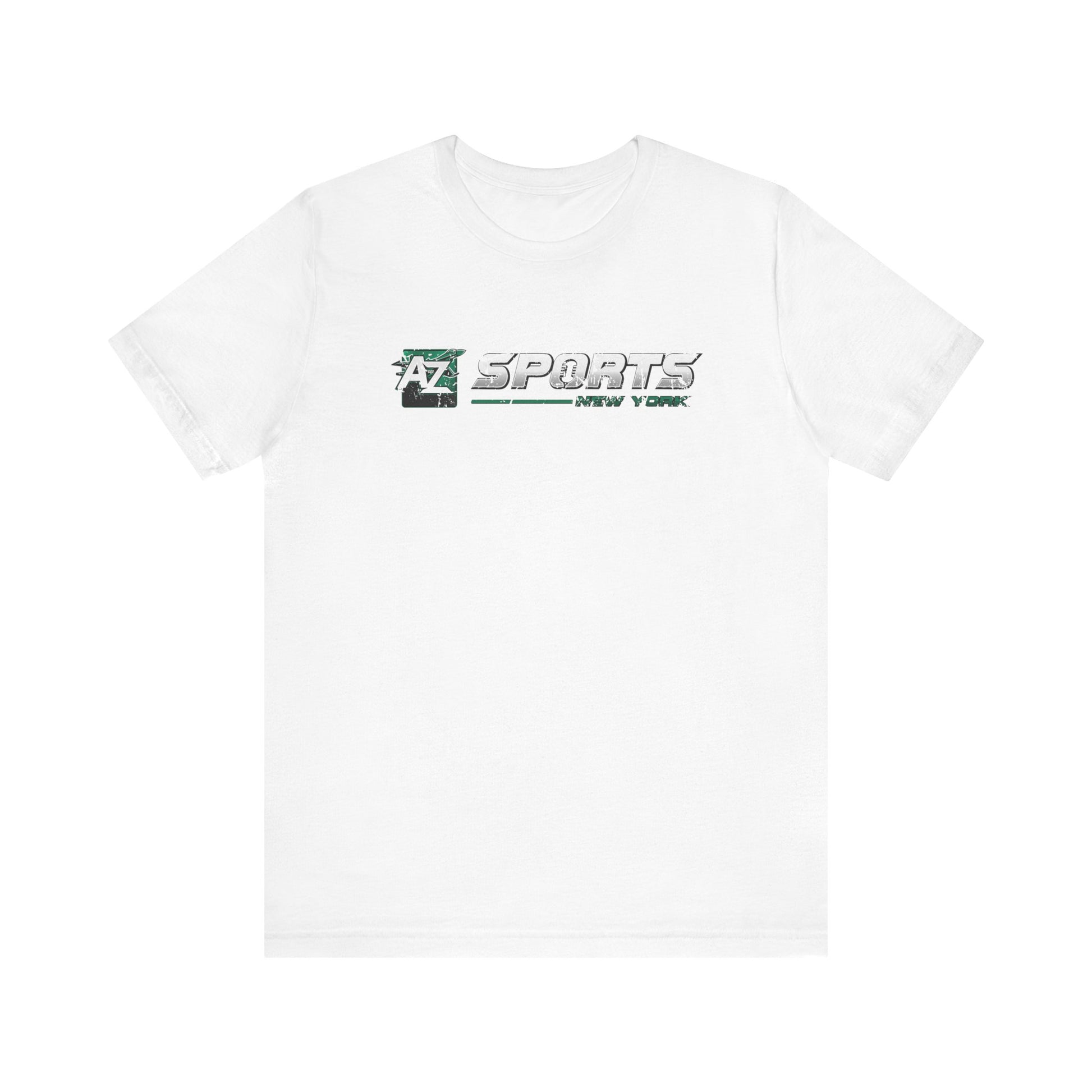 A to Z Sports Jets Distressed Horizontal T-Shirt