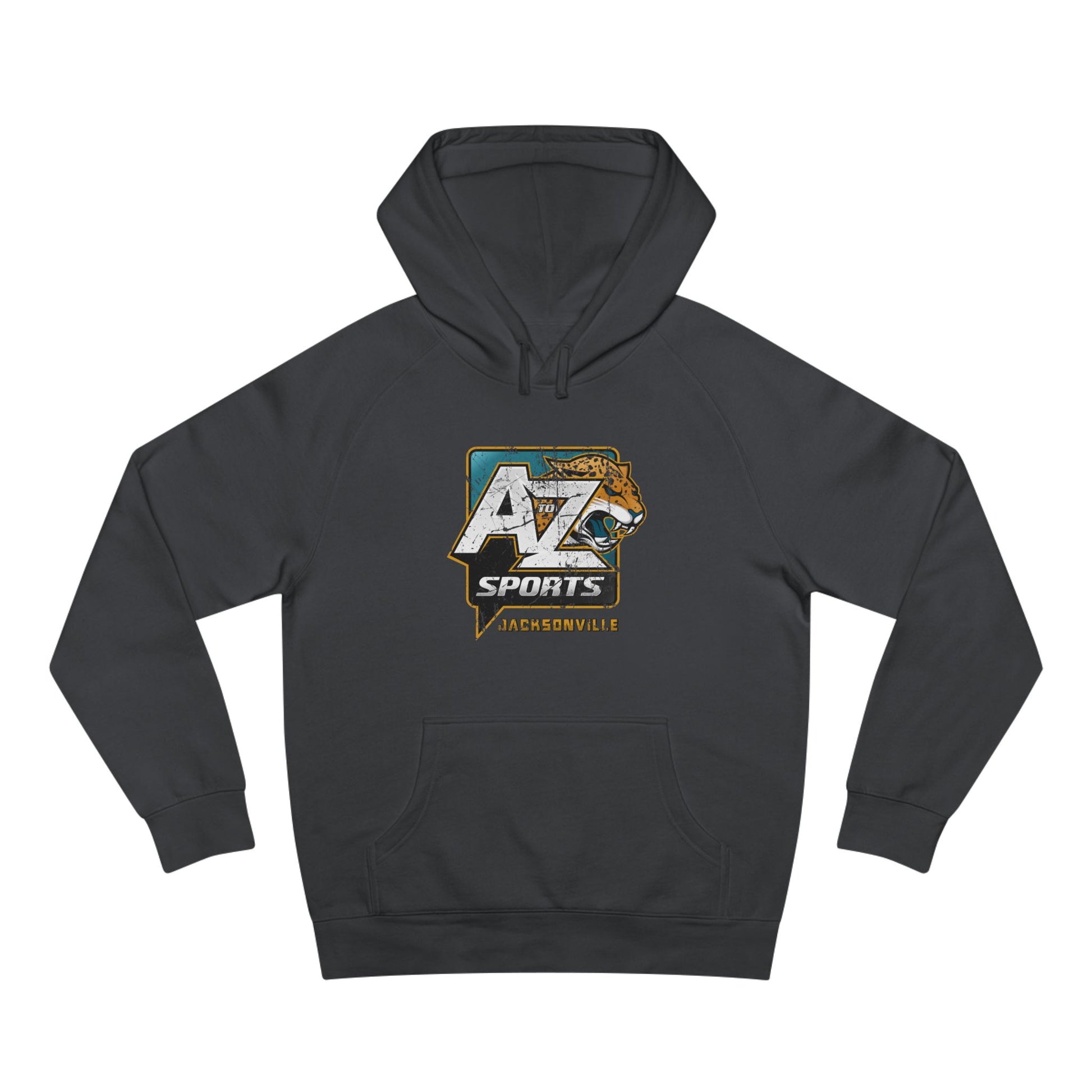 A to Z Sports Jaguars Distressed Hoodie