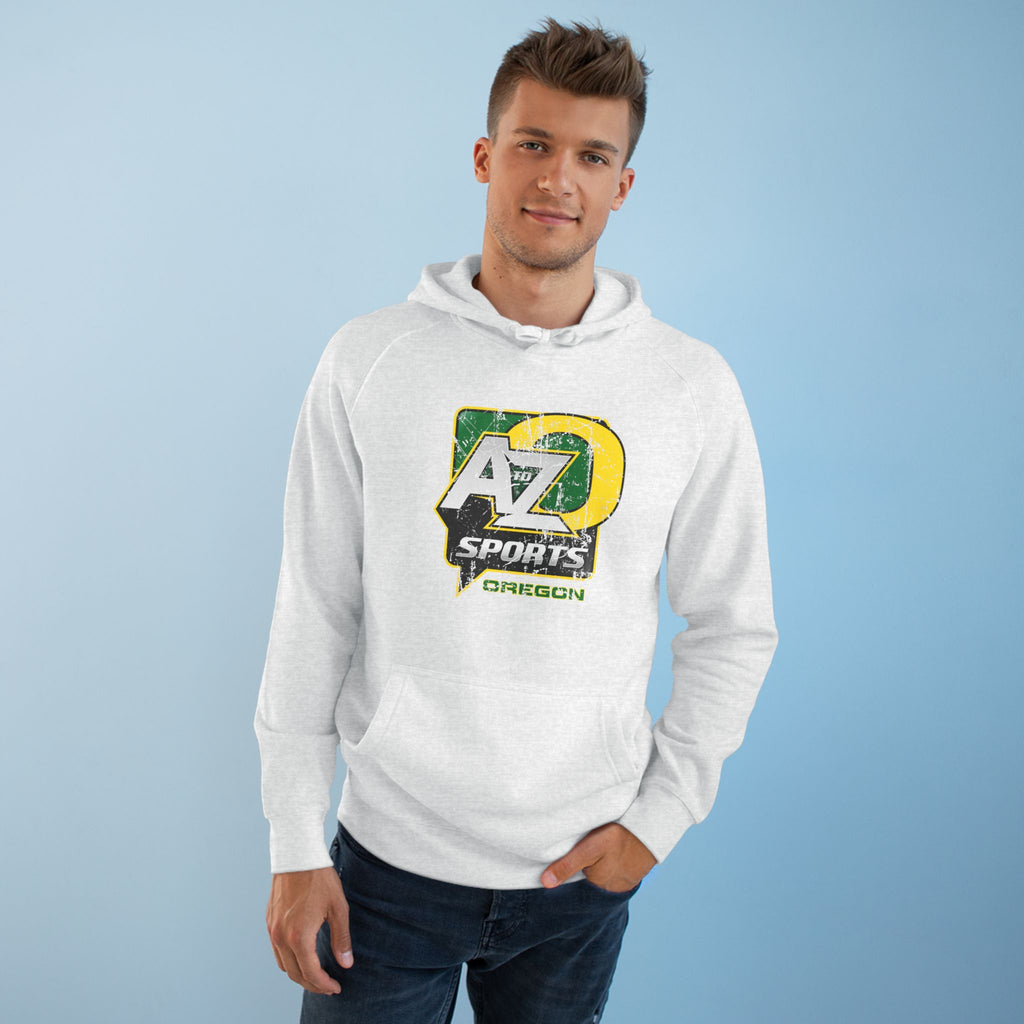 A to Z Sports Oregon Distressed Hoodie
