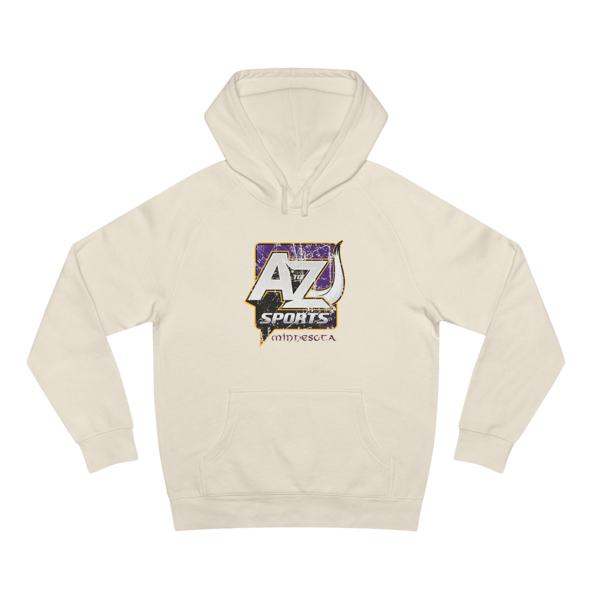 A to Z Sports Vikings Distressed Hoodie