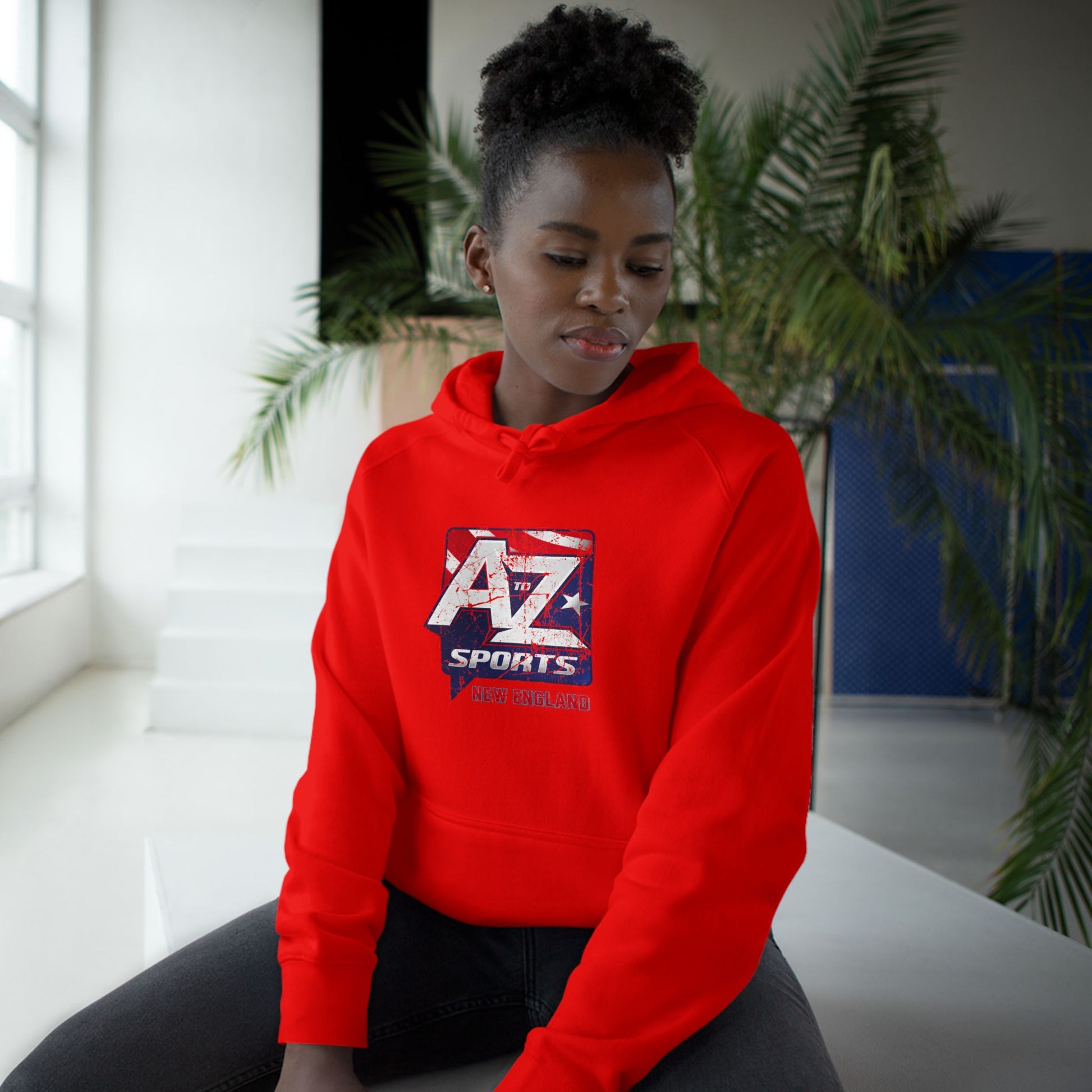 A to Z Sports Patriots Distressed Hoodie