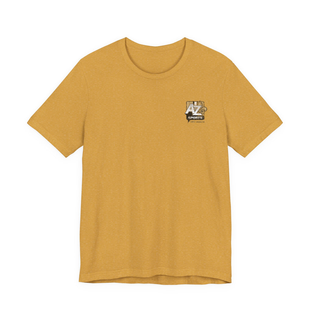 A to Z Sports Saints Distressed Pocket T-Shirt