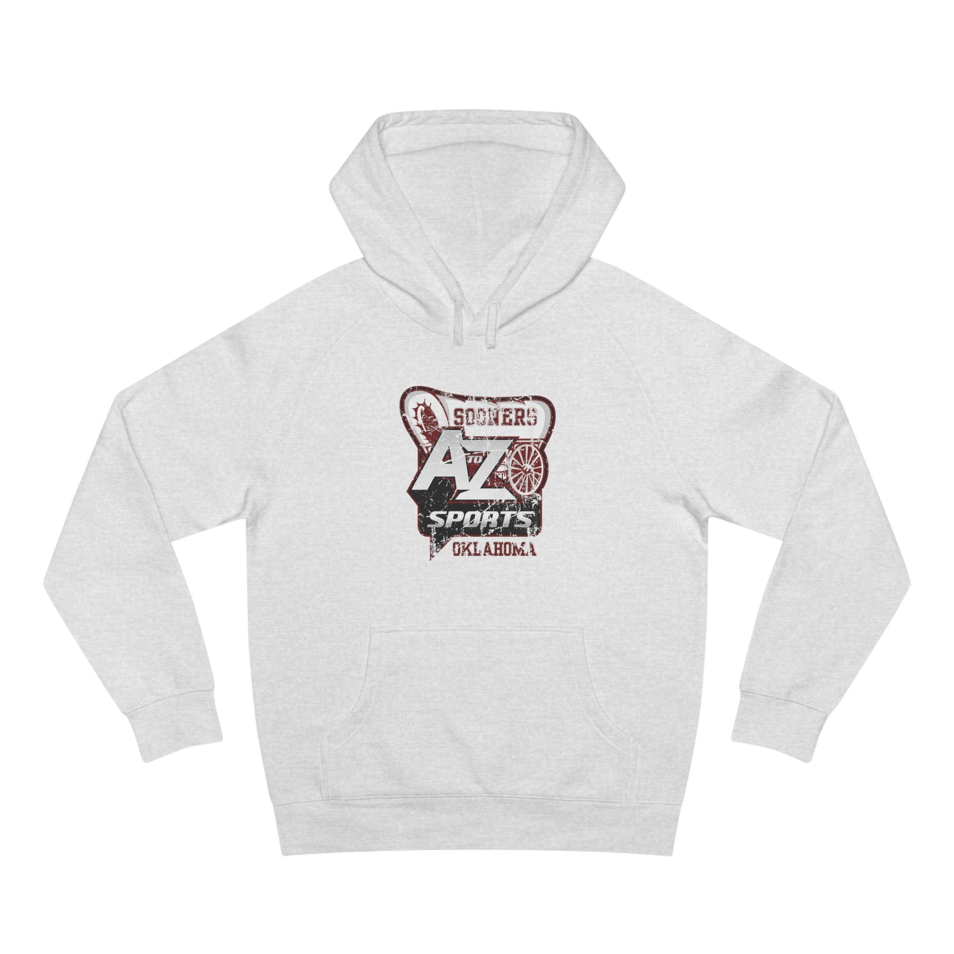 A to Z Sports Oklahoma Distressed Hoodie
