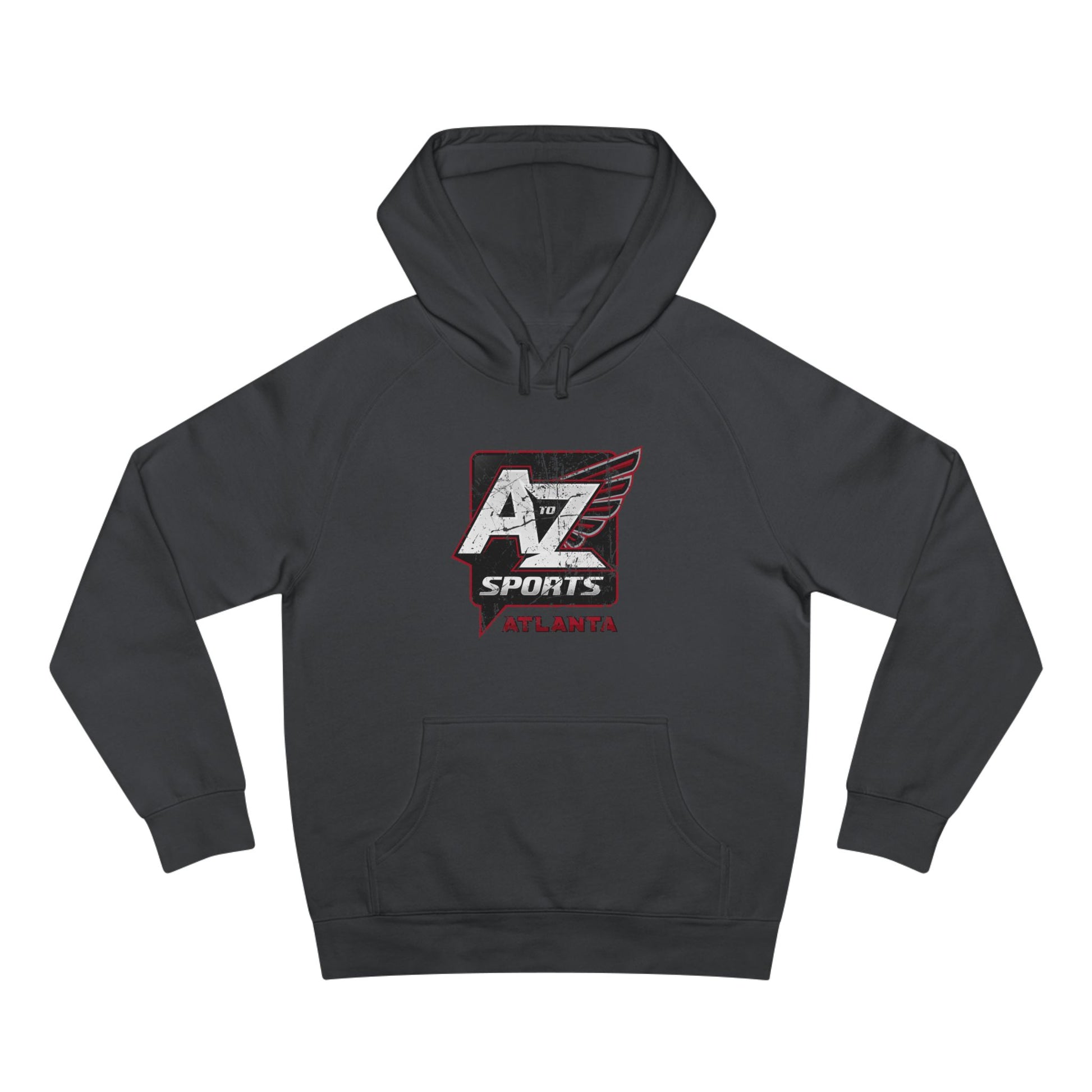 A to Z Sports Falcons Distressed Hoodie