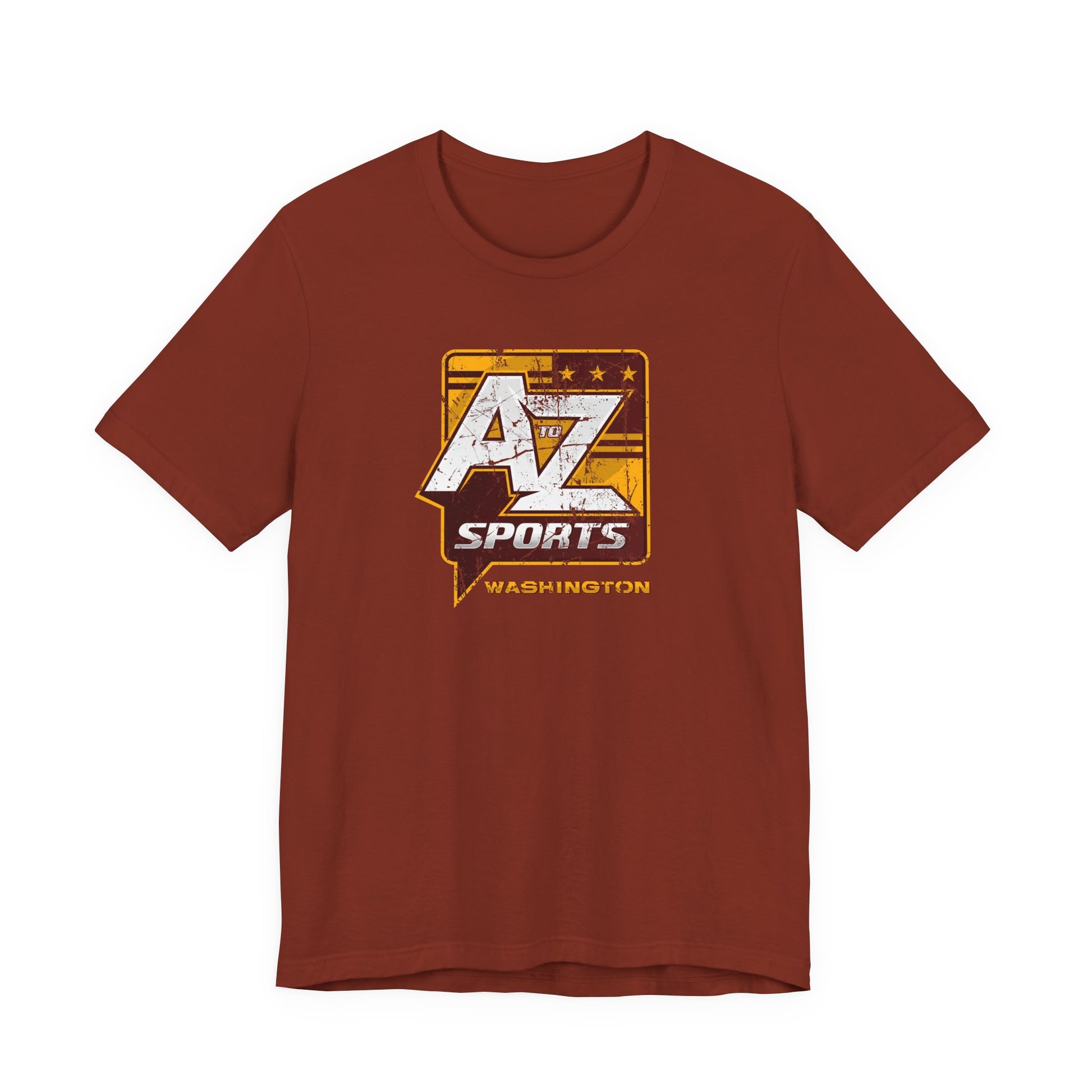 A to Z Sports Commanders Distressed Logo T-Shirt