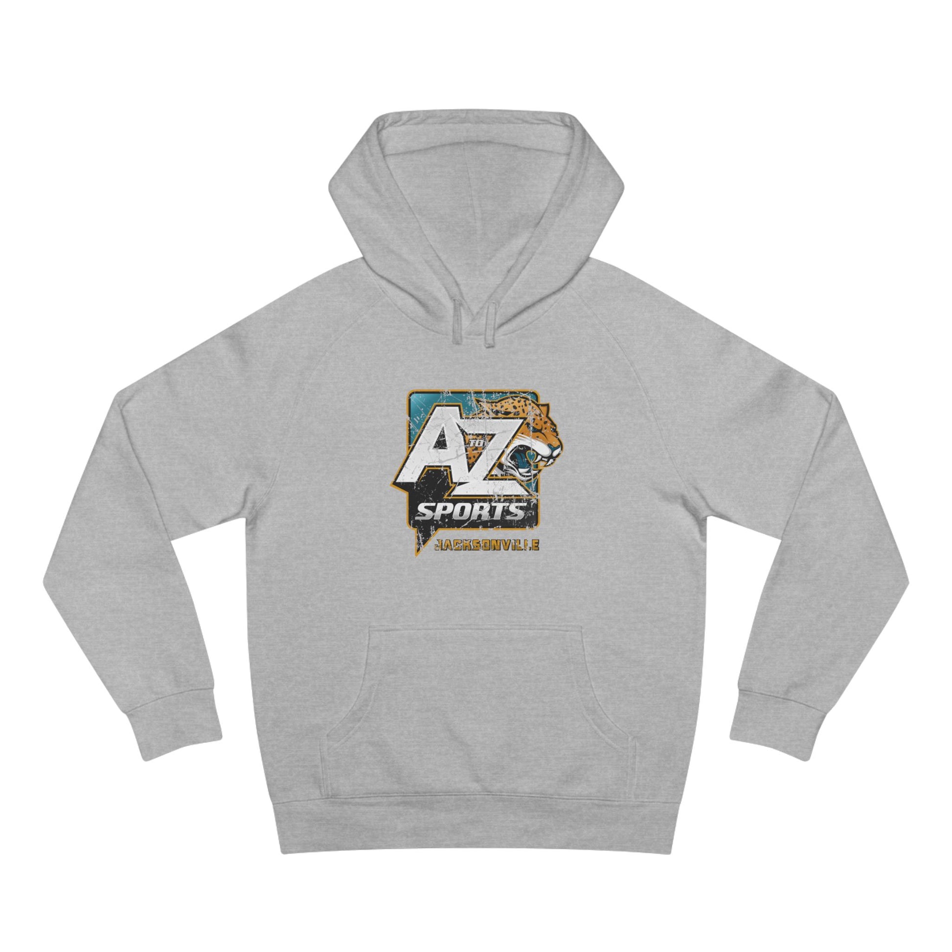 A to Z Sports Jaguars Distressed Hoodie