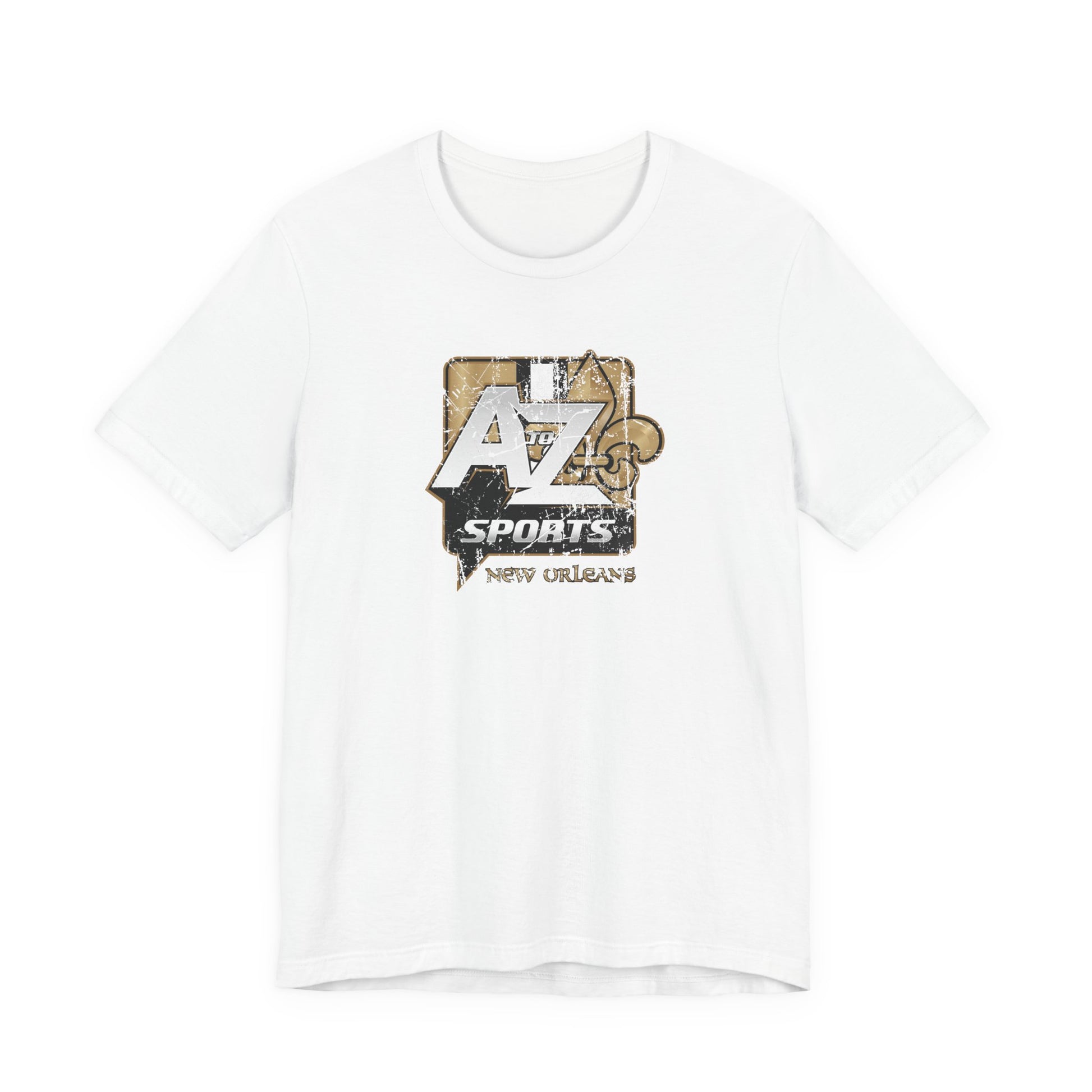 A to Z Sports Saints Distressed T-Shirt
