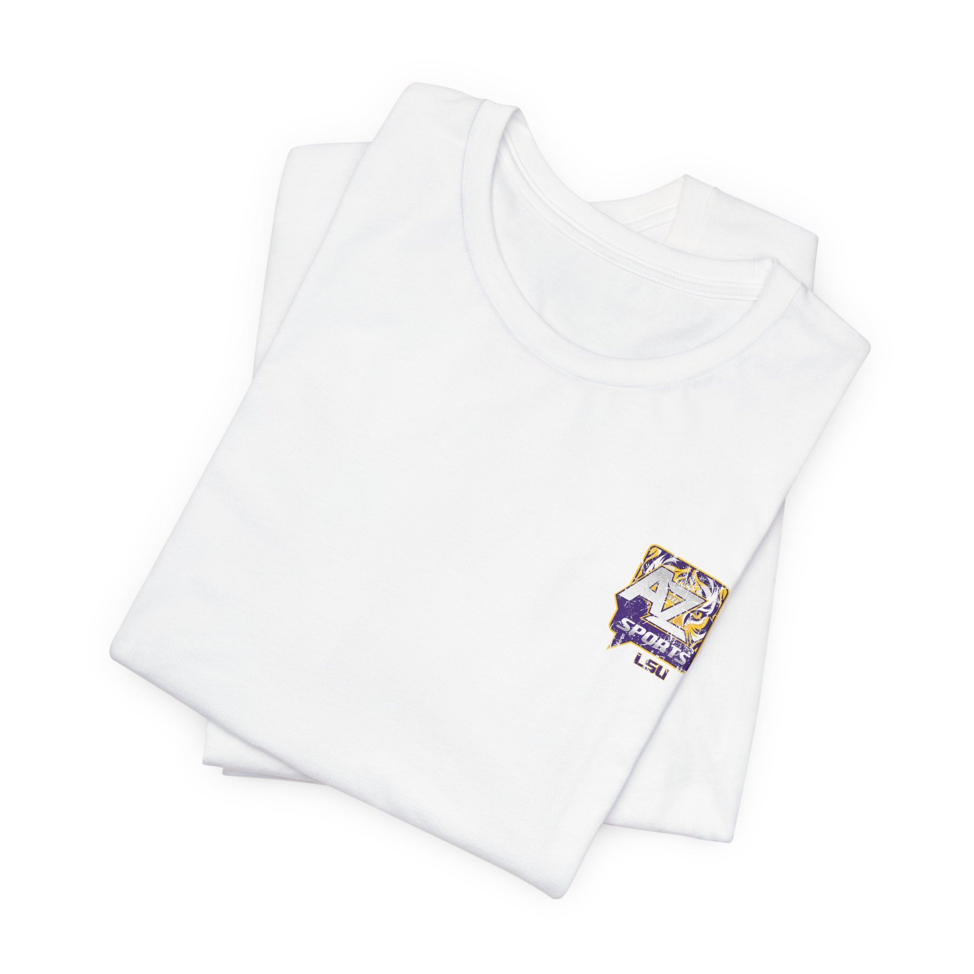 A to Z Sports LSU Distressed Pocket T-Shirt