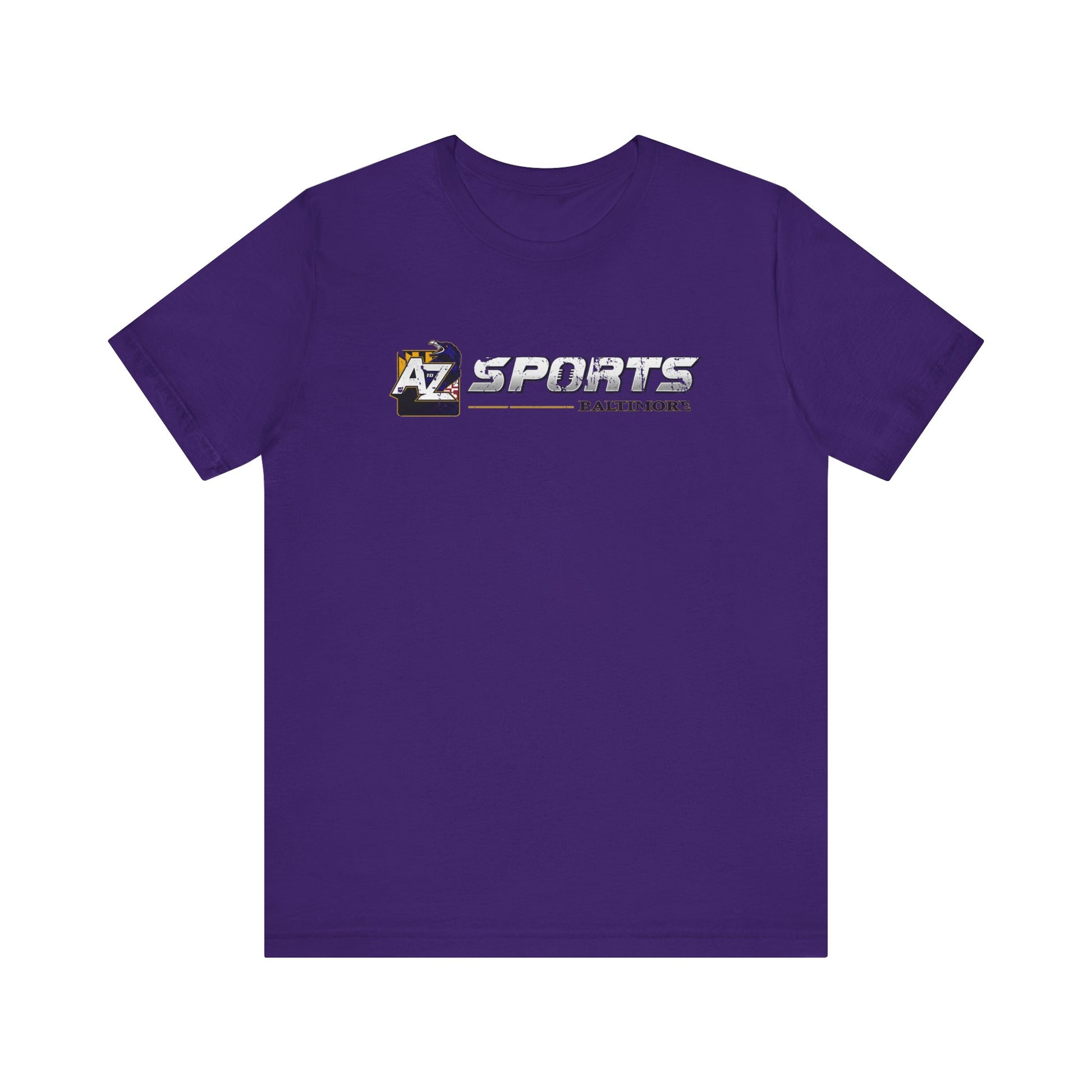 A to Z Sports Ravens Distressed Horizontal T-Shirt