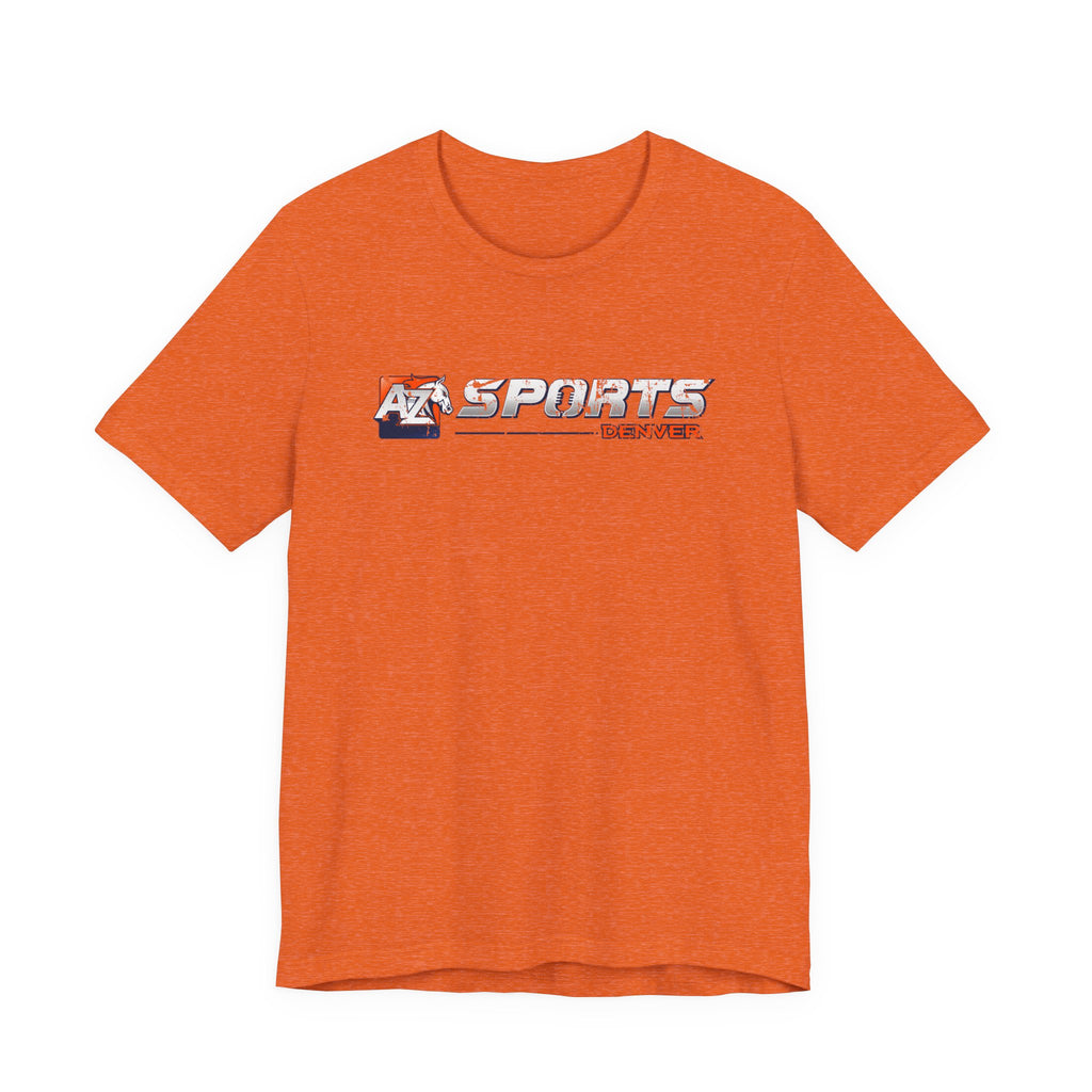A to Z Sports Broncos Distressed Horizontal T-Shirt