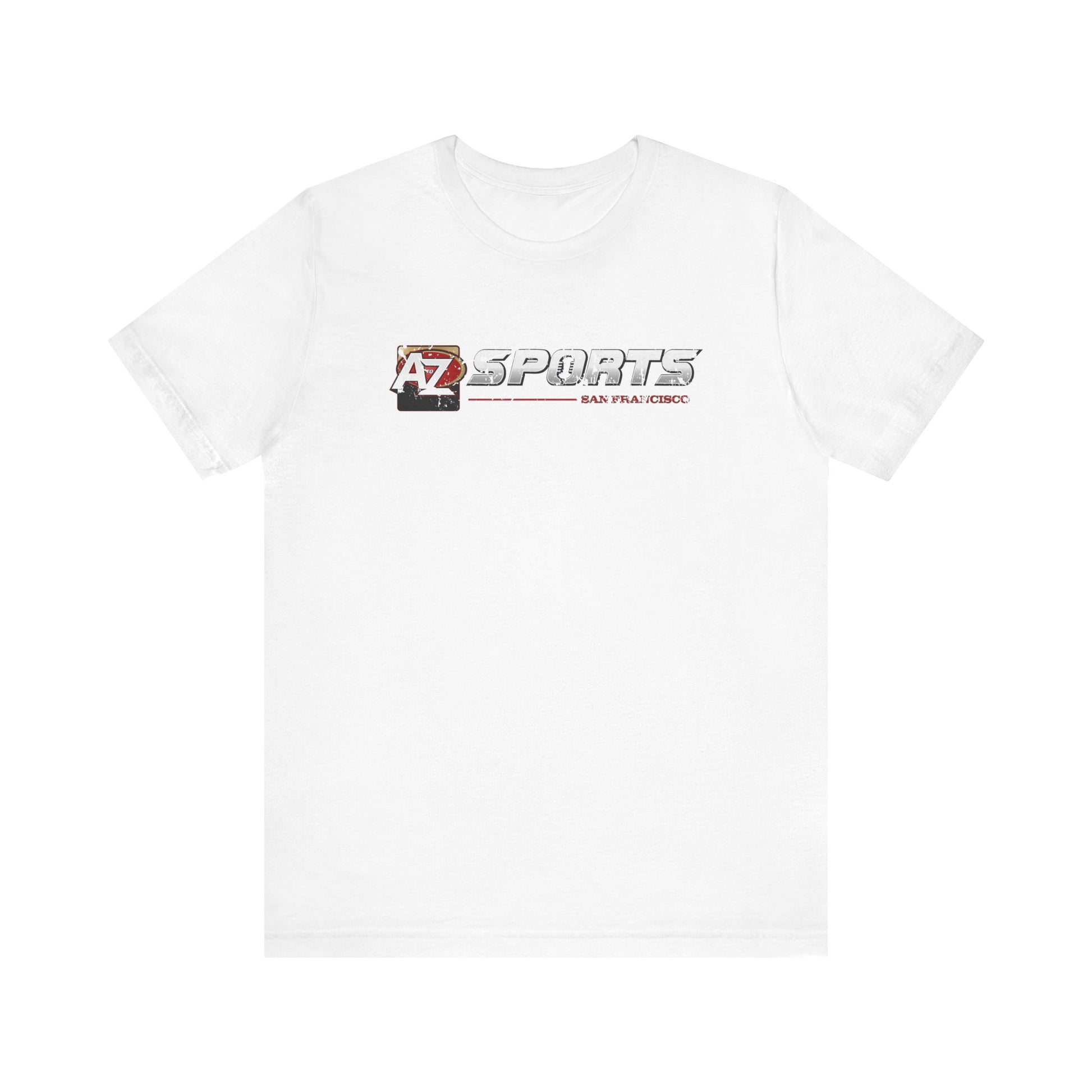 A to Z Sports 49ers Distressed Horizontal T-Shirt