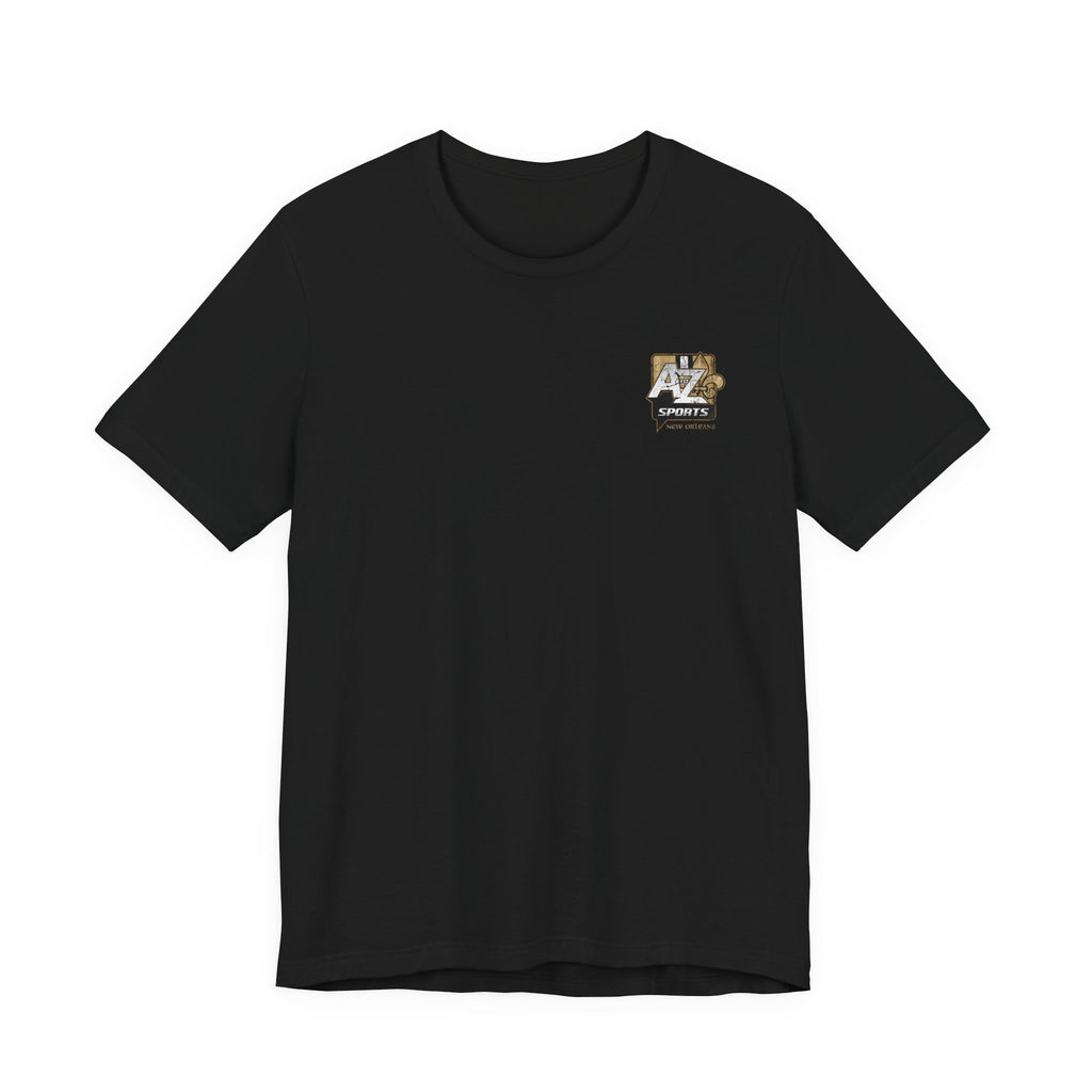 A to Z Sports Saints Distressed Pocket T-Shirt