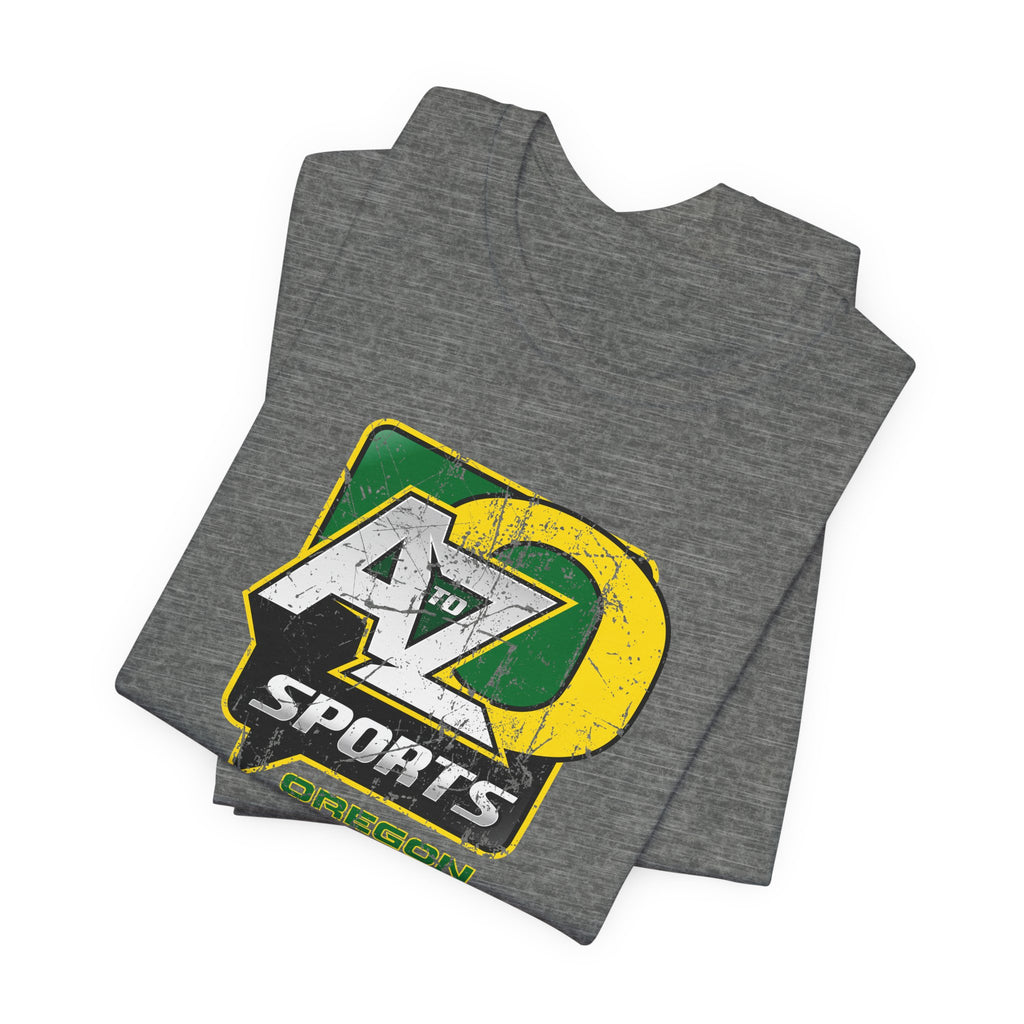 A to Z Sports Oregon Distressed T-Shirt