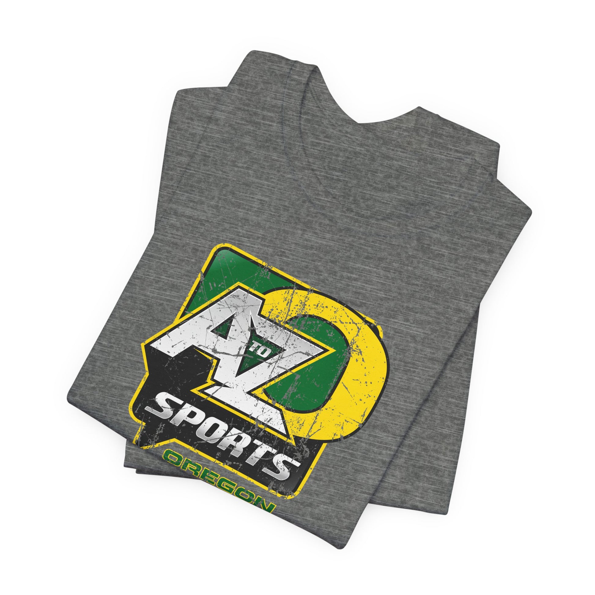A to Z Sports Oregon Distressed T-Shirt