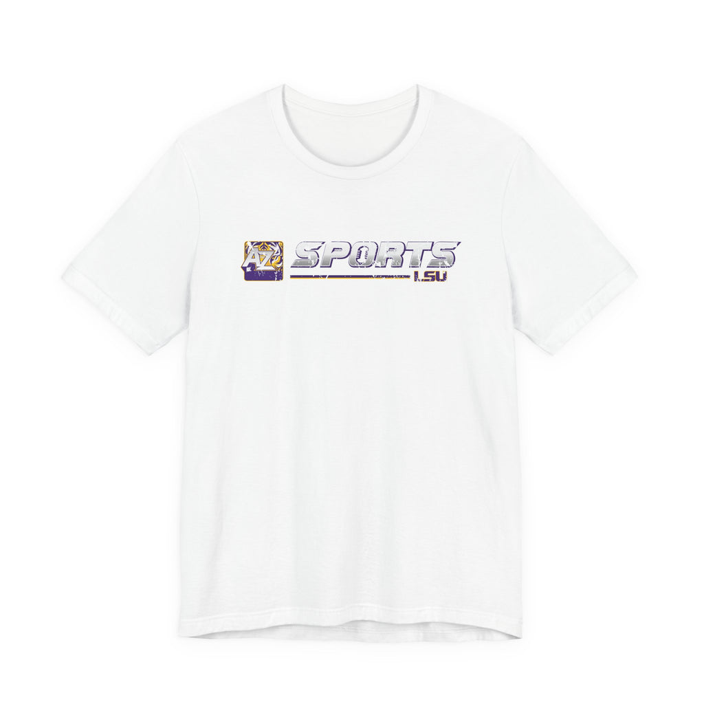 A to Z Sports LSU Distressed Horizontal T-Shirt