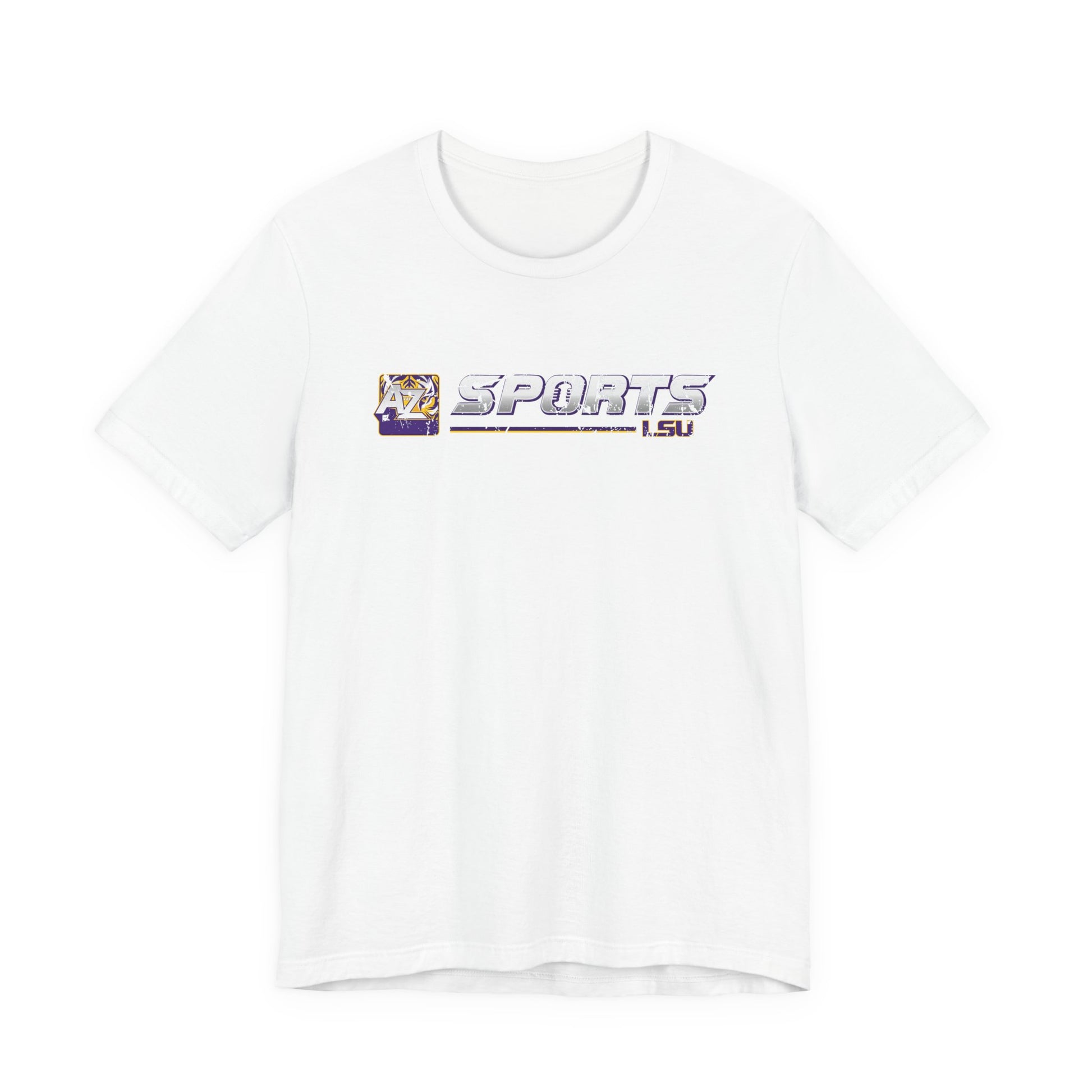 A to Z Sports LSU Distressed Horizontal T-Shirt