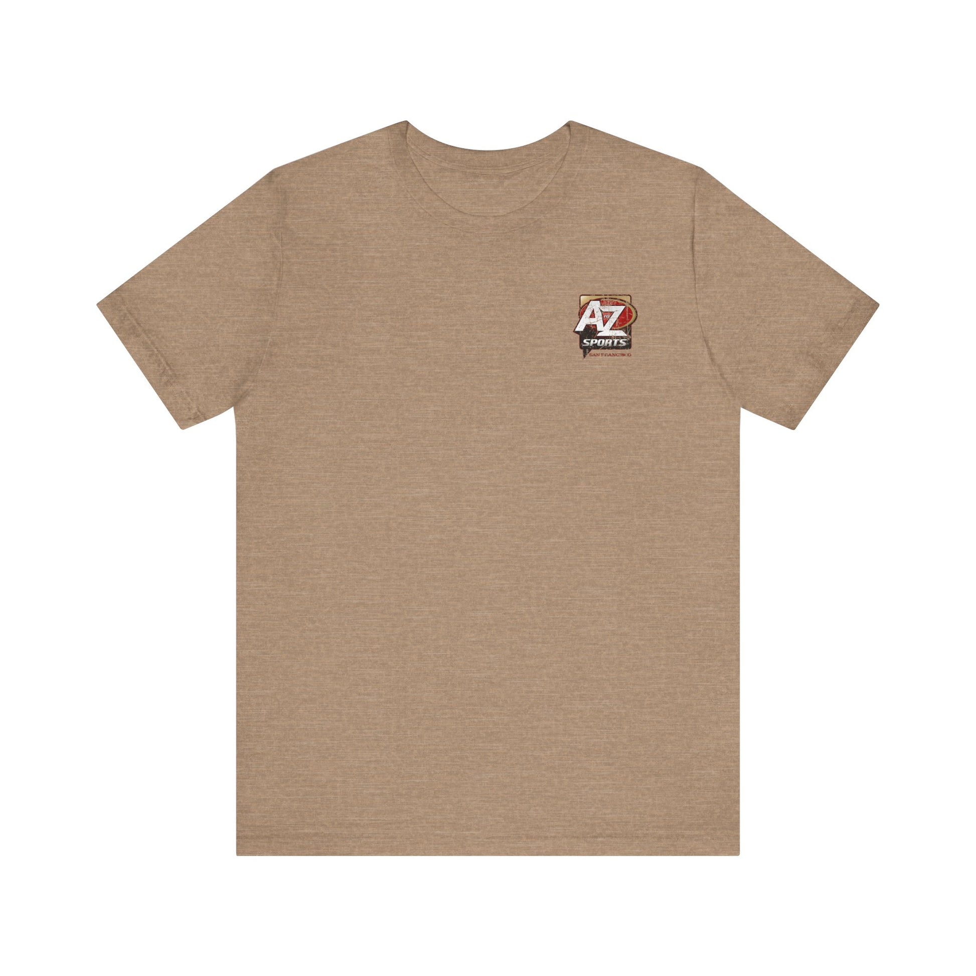 A to Z Sports 49ers Distressed Pocket T-Shirt