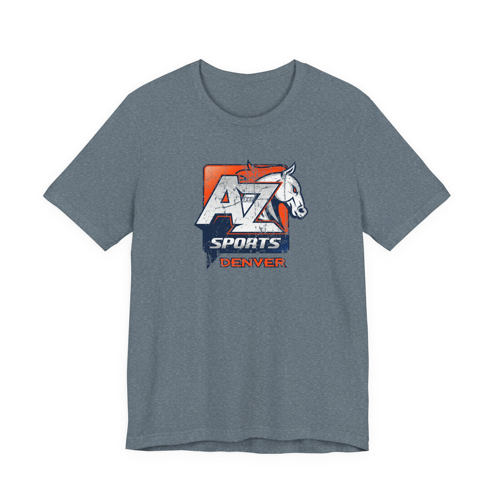 A to Z Sports Broncos Distressed T-Shirt