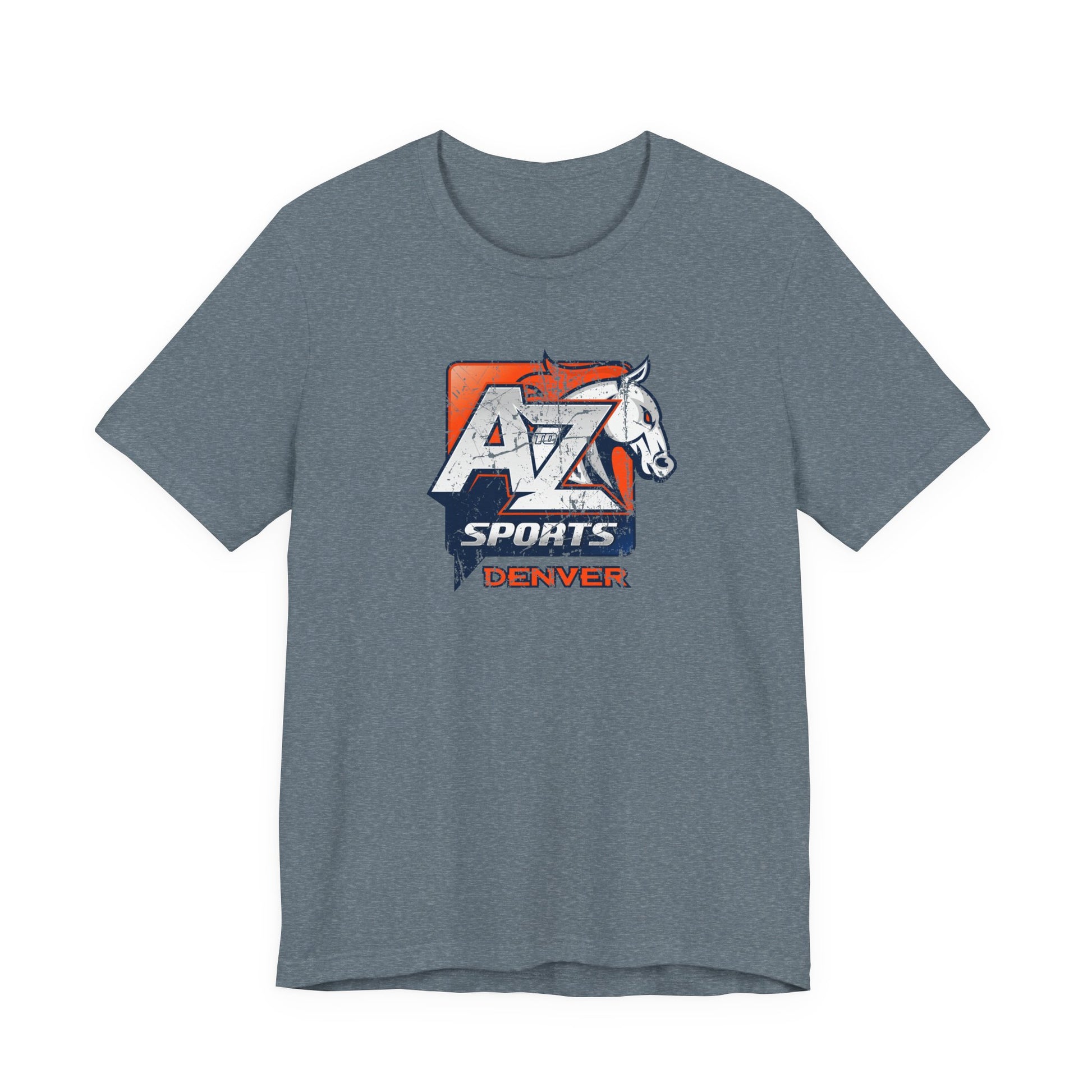 A to Z Sports Broncos Distressed T-Shirt