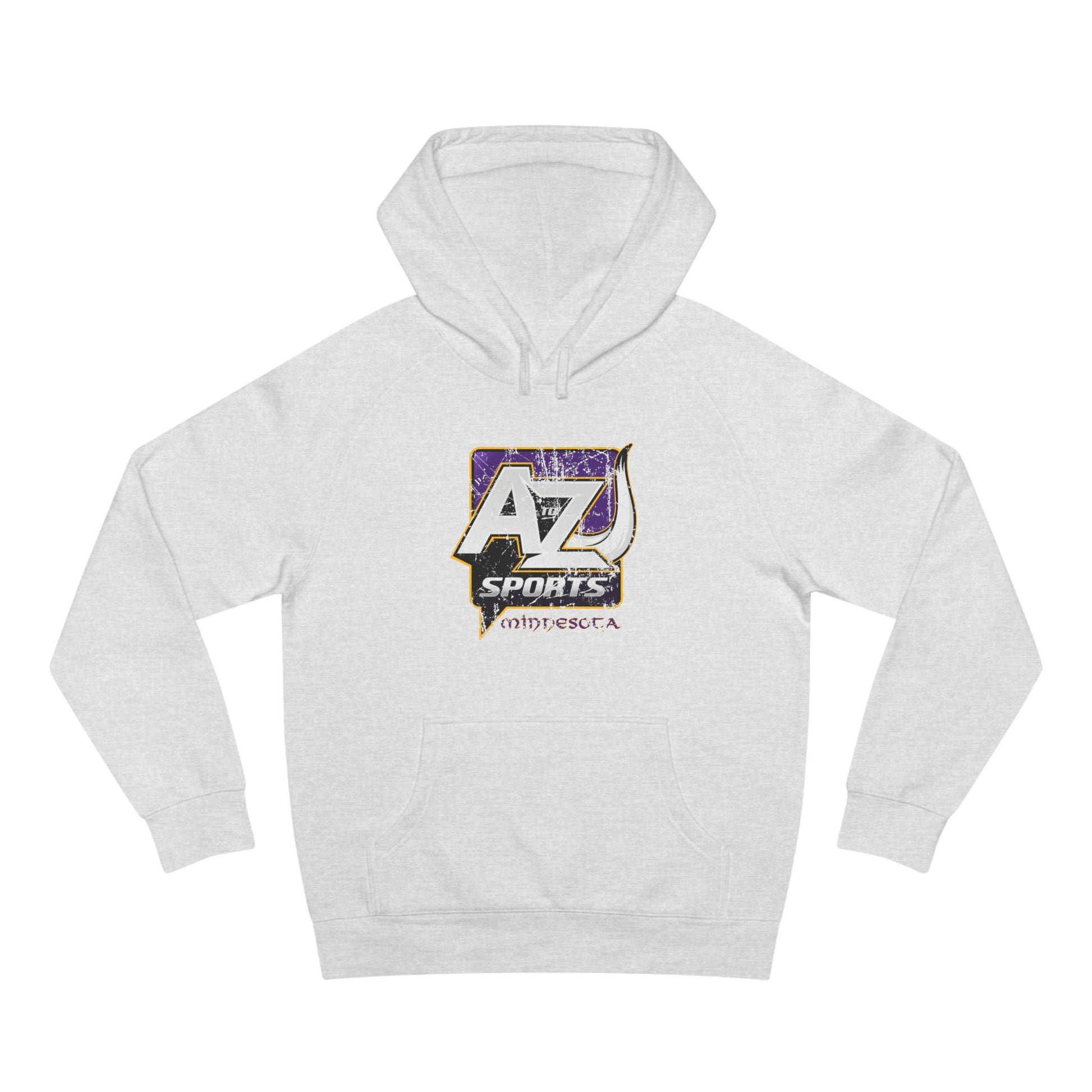 A to Z Sports Vikings Distressed Hoodie