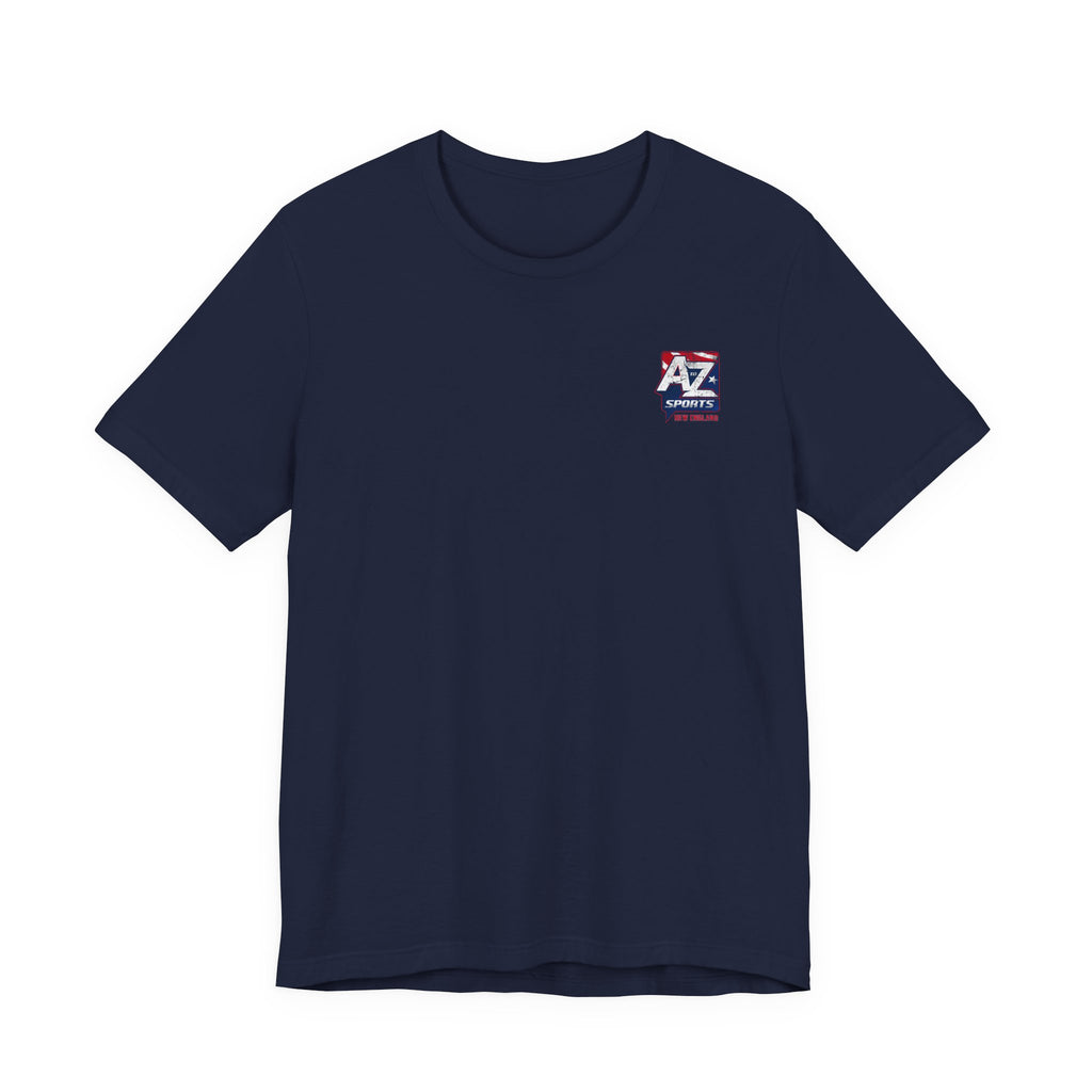 A to Z Sports Patriots Distressed Pocket T-Shirt