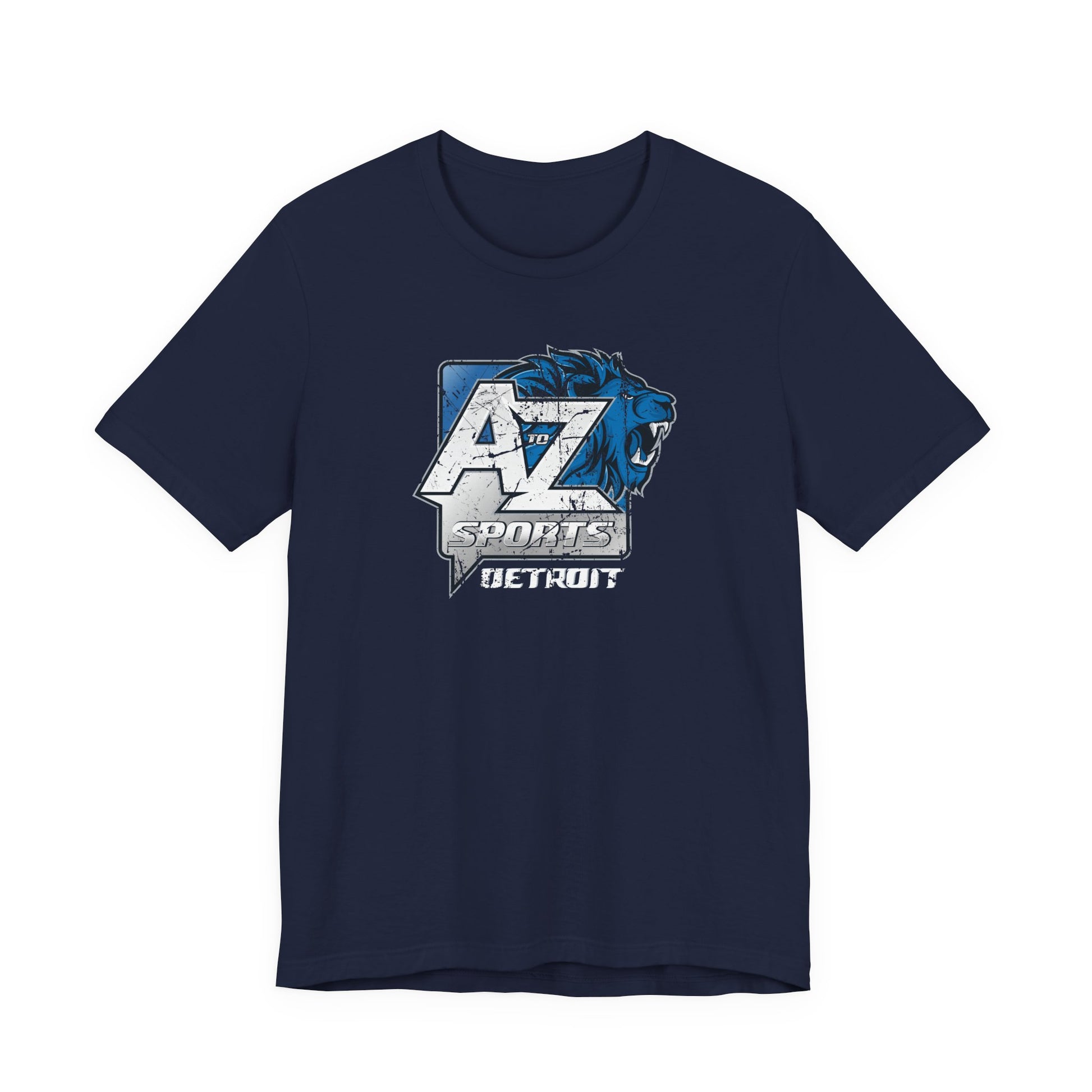 A to Z Sports Lions Distressed T-Shirt