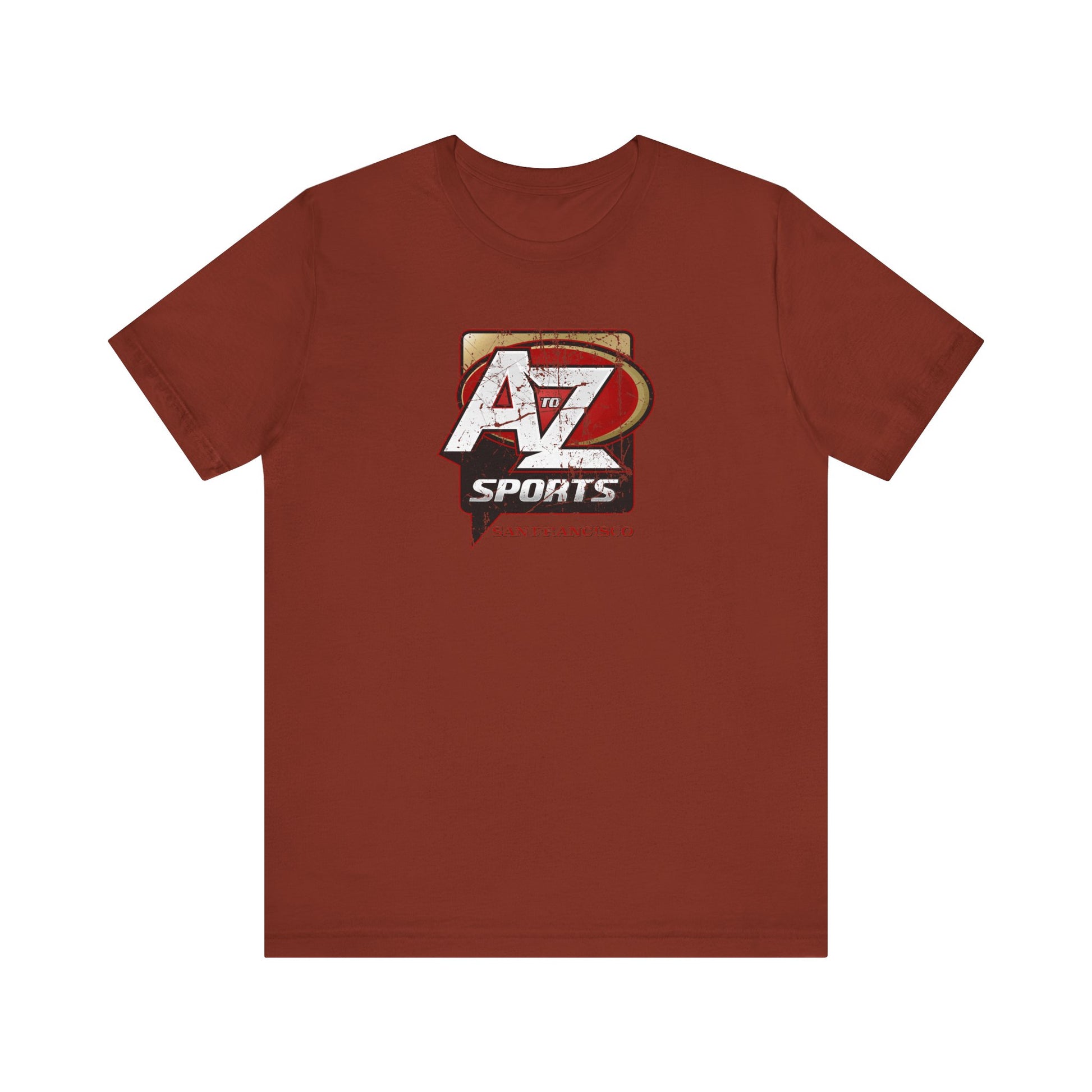 A to Z Sports 49ers Distressed T-Shirt