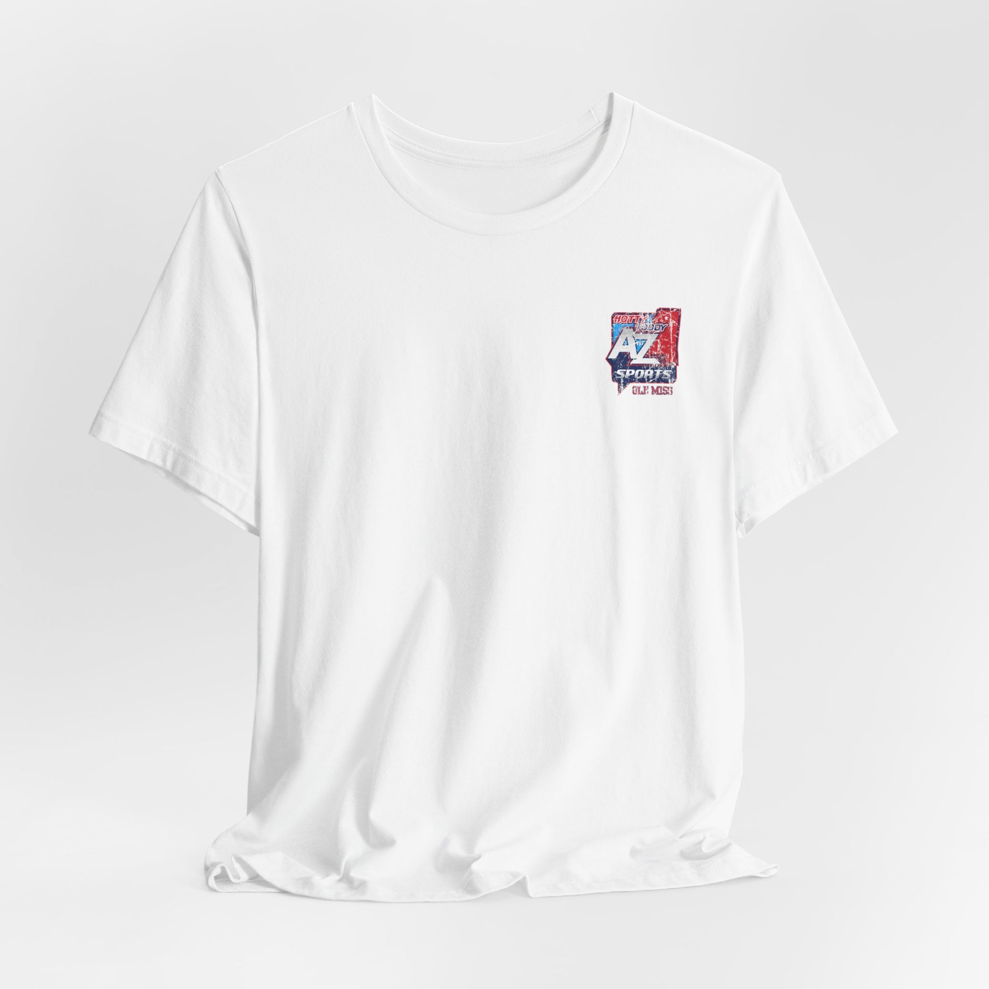 A to Z Sports Ole Miss Distressed Pocket T-Shirt