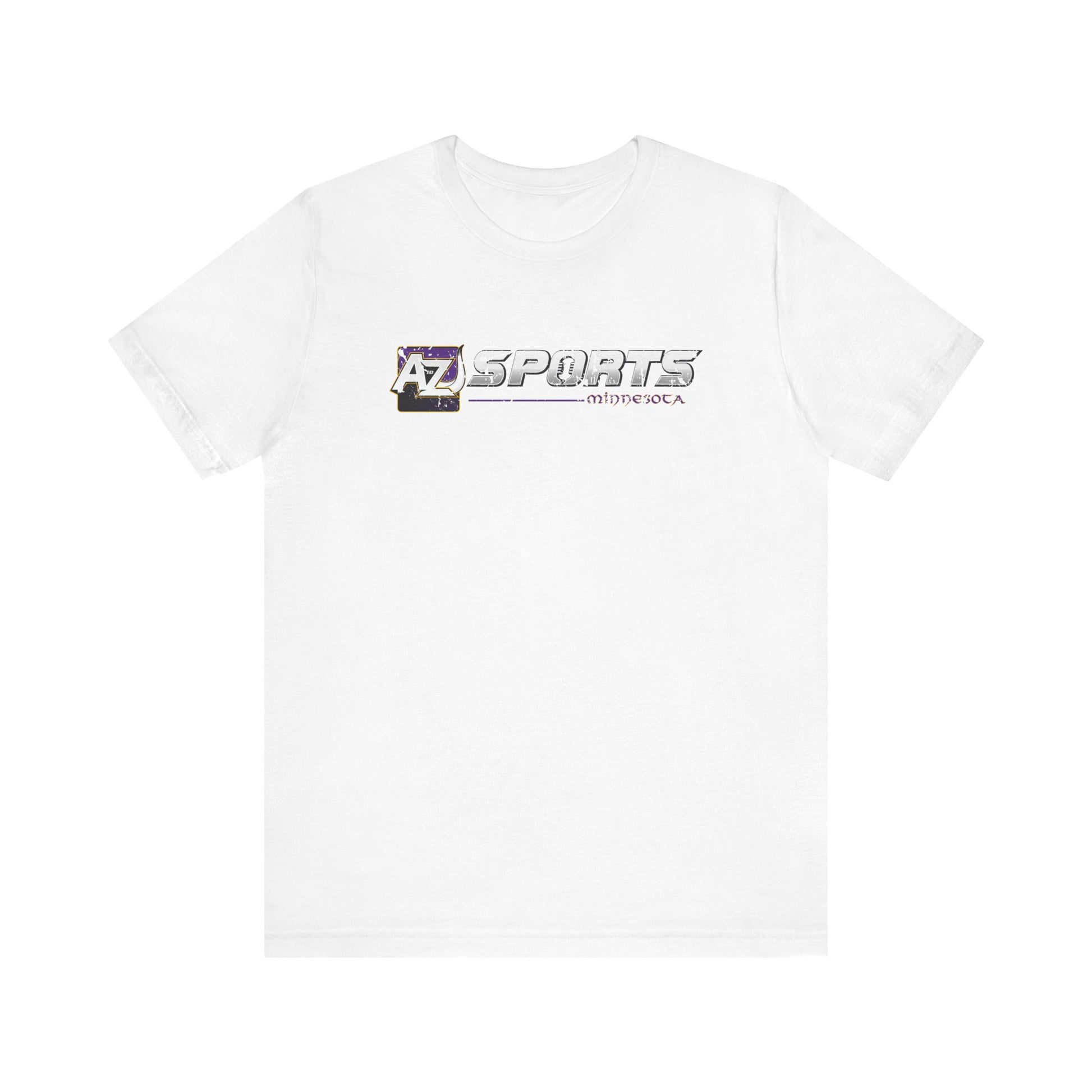 A to Z Sports Vikings Distressed Horizontal T-Shirt