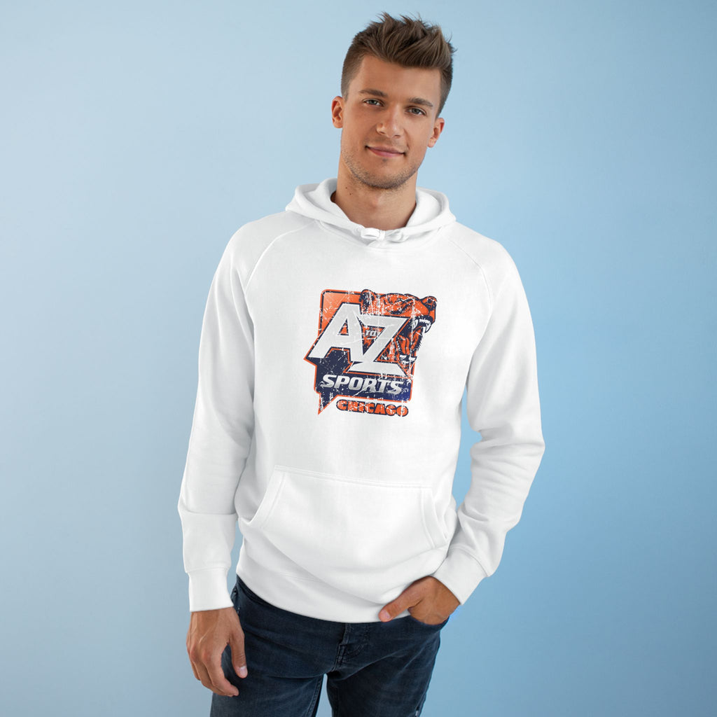 A to Z Sports Bears Distressed Hoodie