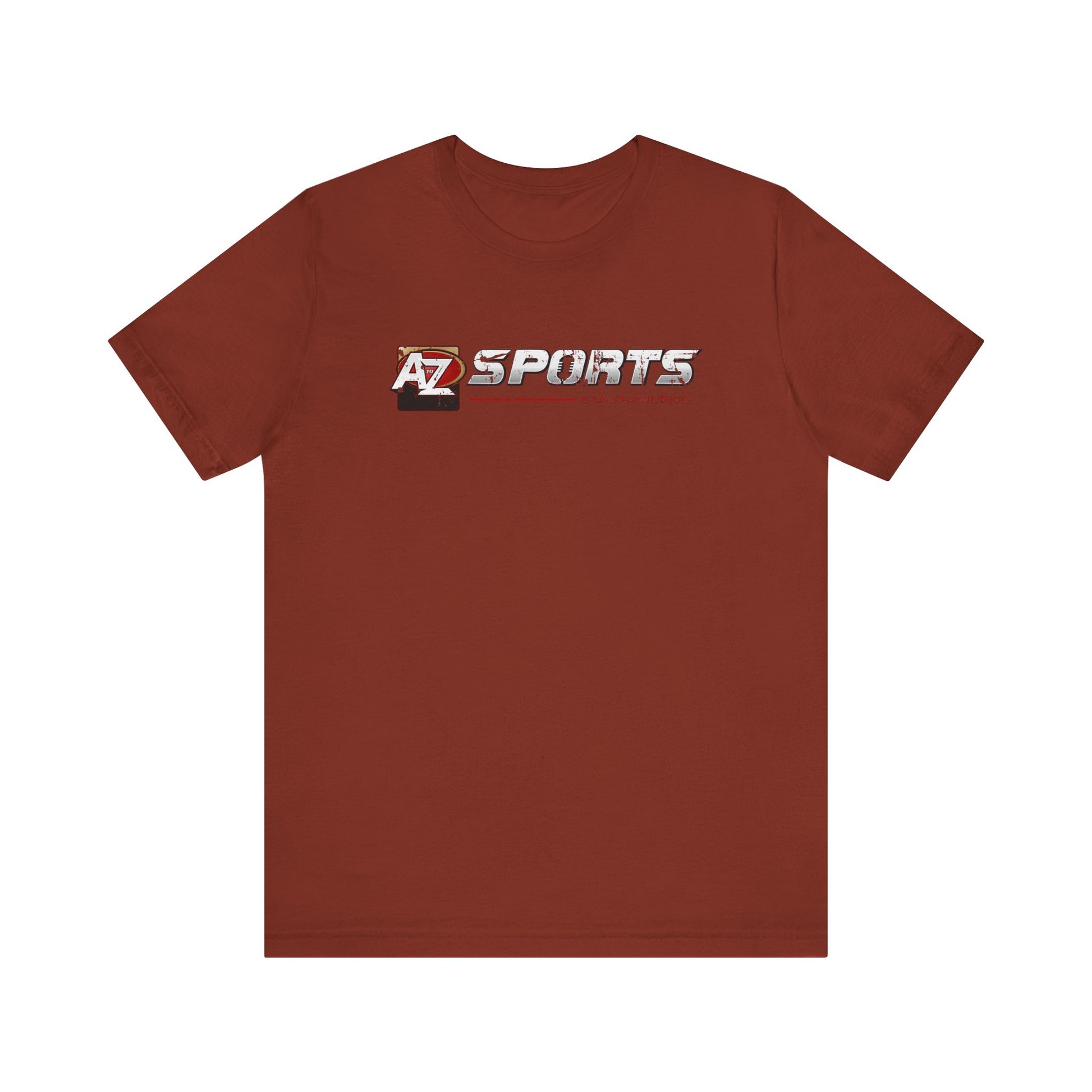 A to Z Sports 49ers Distressed Horizontal T-Shirt