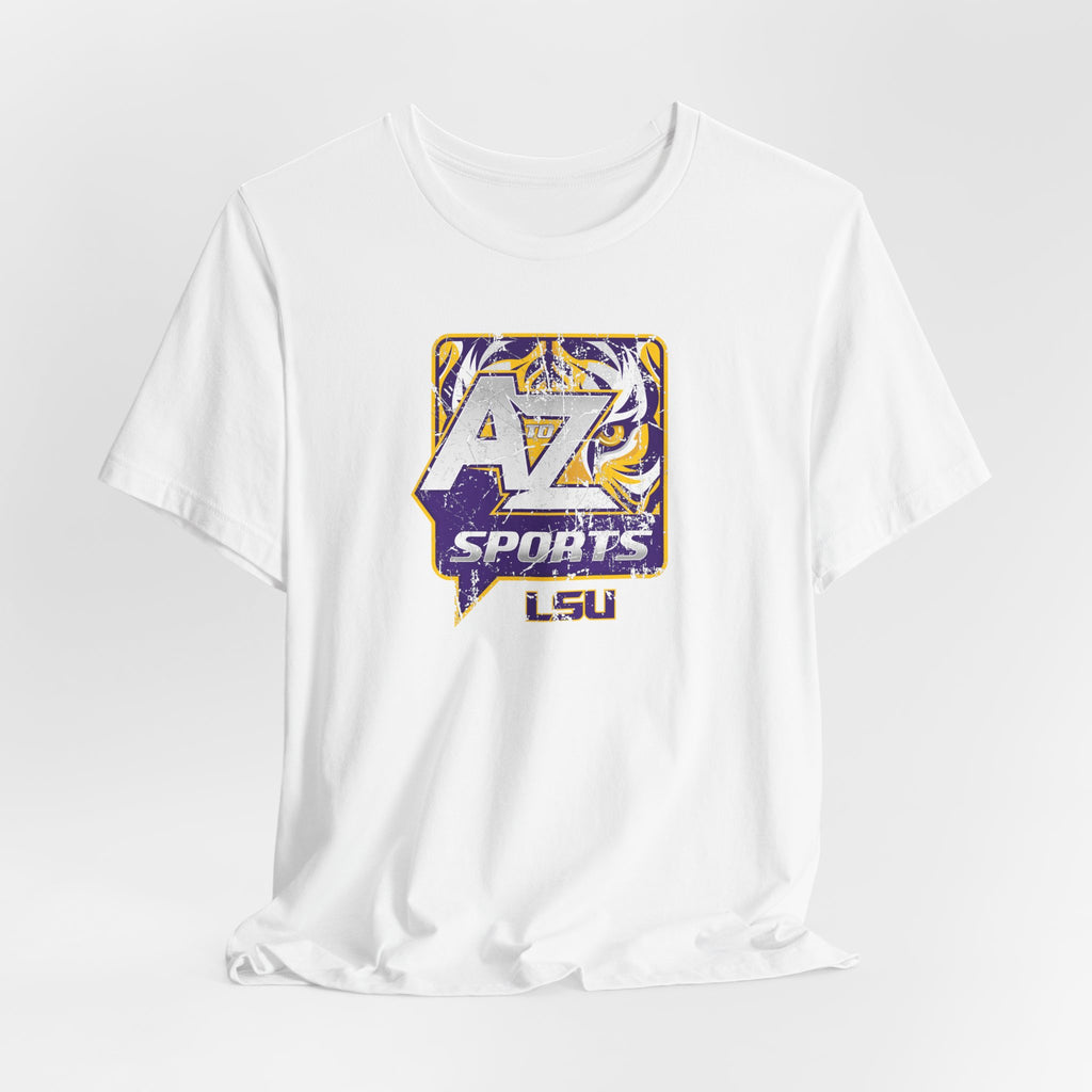 A to Z Sports LSU Distressed T-Shirt