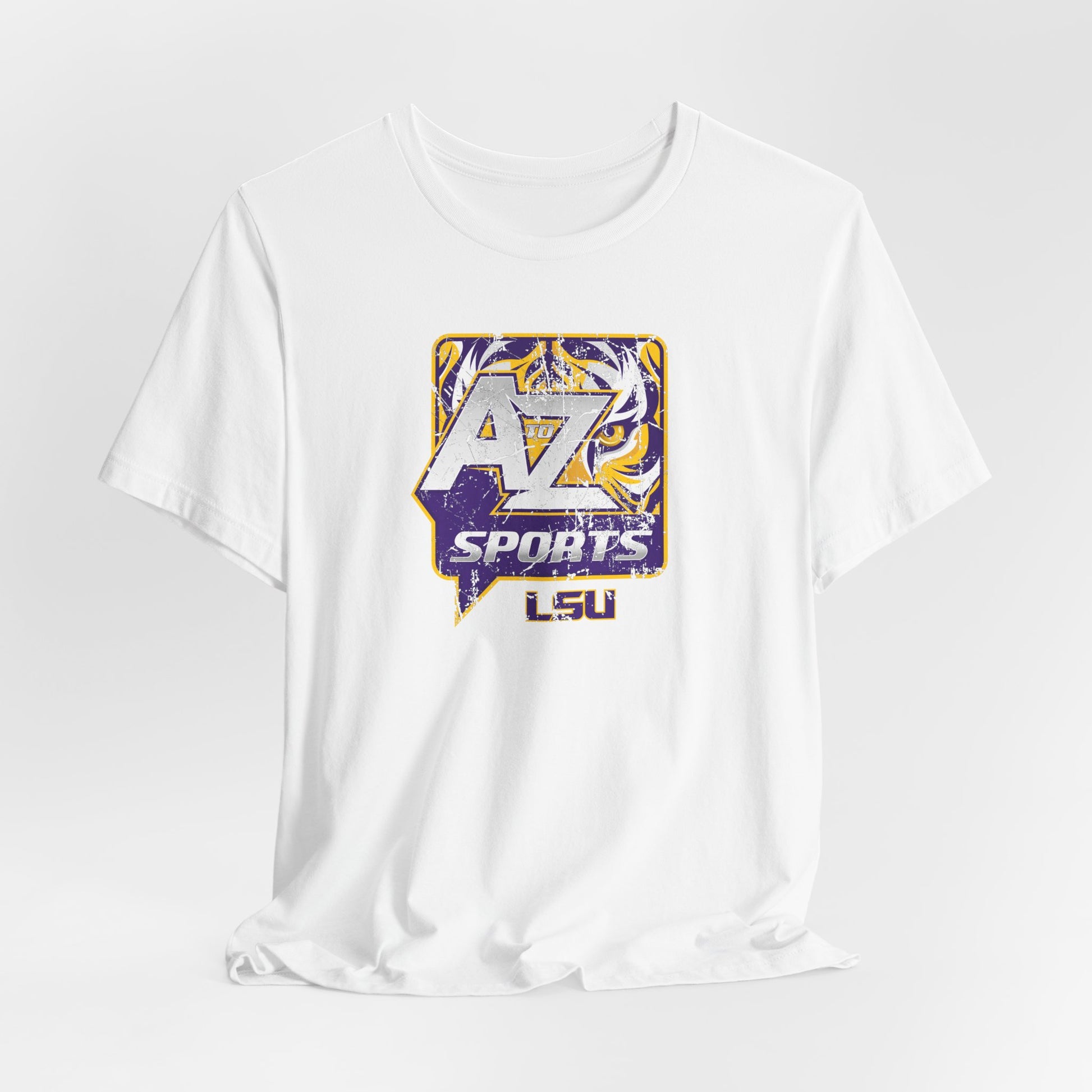 A to Z Sports LSU Distressed T-Shirt