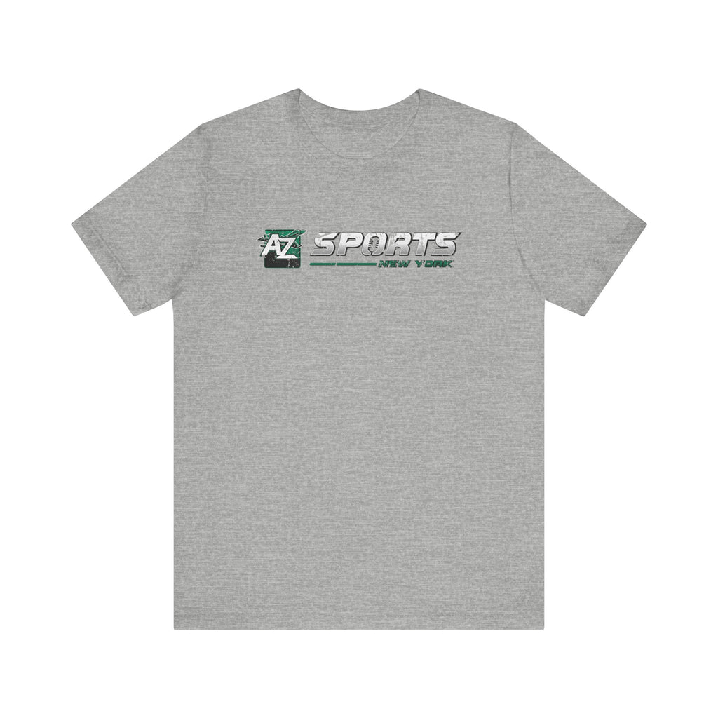 A to Z Sports Jets Distressed Horizontal T-Shirt