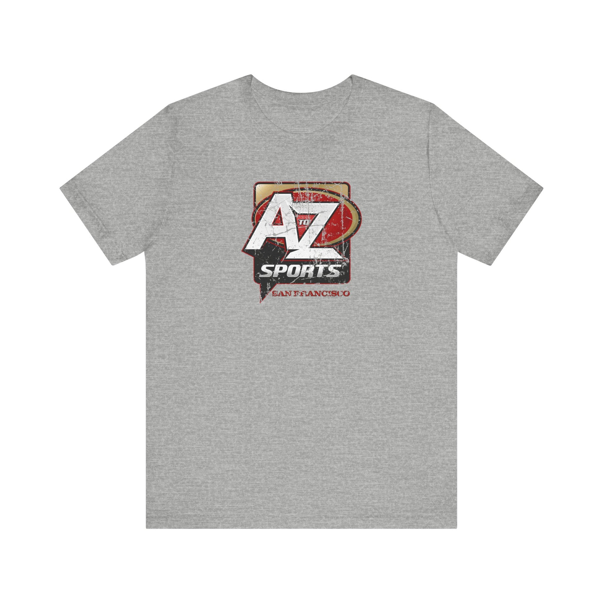 A to Z Sports 49ers Distressed T-Shirt