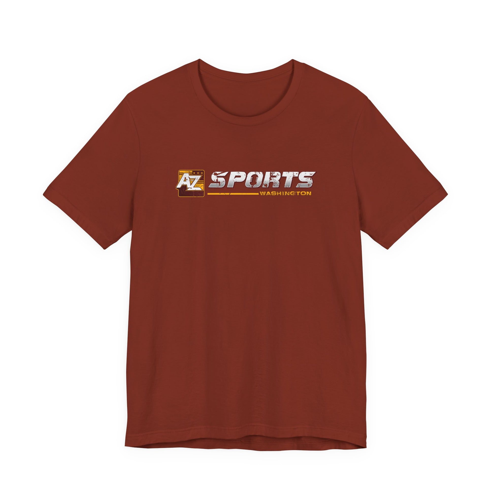 A to Z Sports Commanders Horizontal Distressed T-Shirt