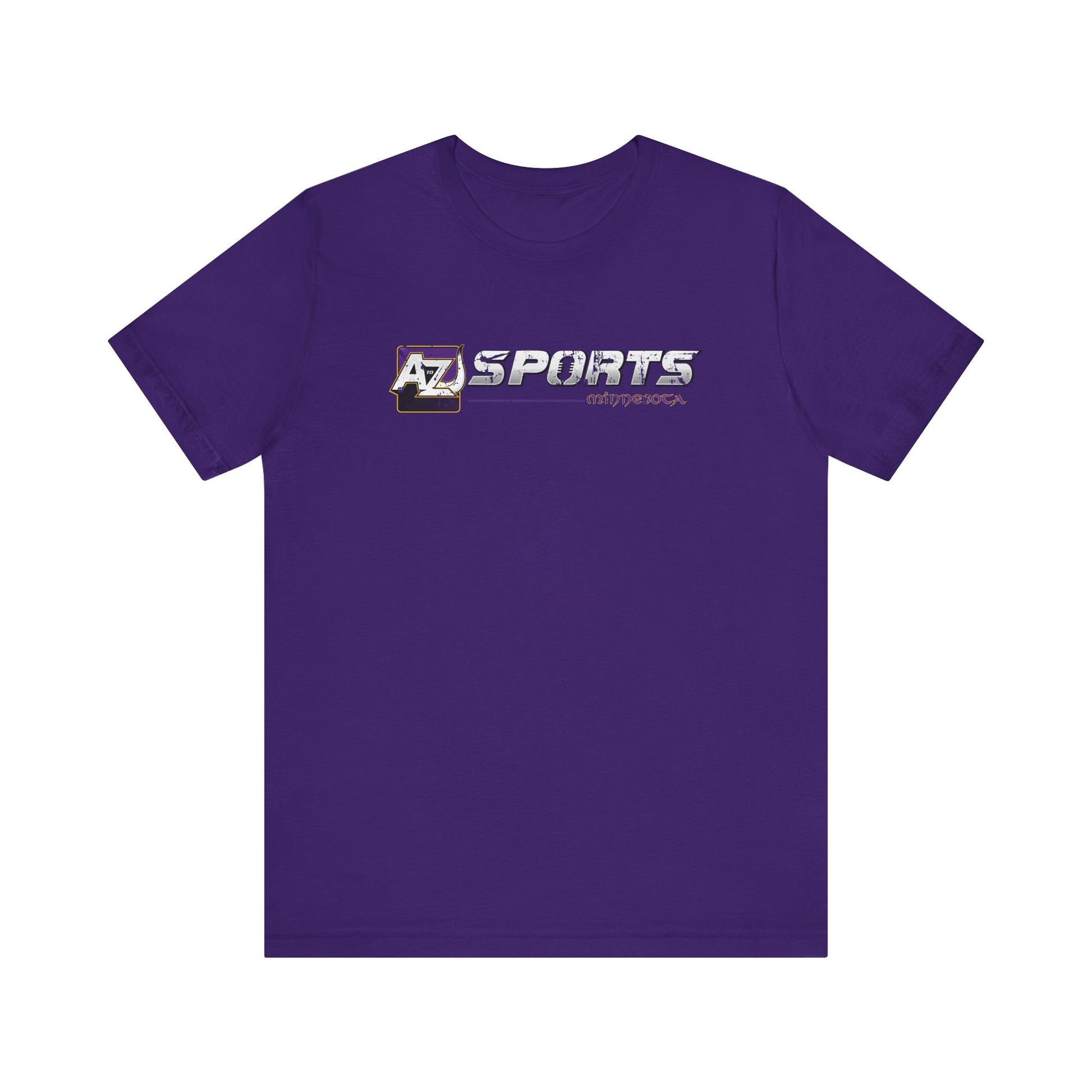 A to Z Sports Vikings Distressed Horizontal T-Shirt
