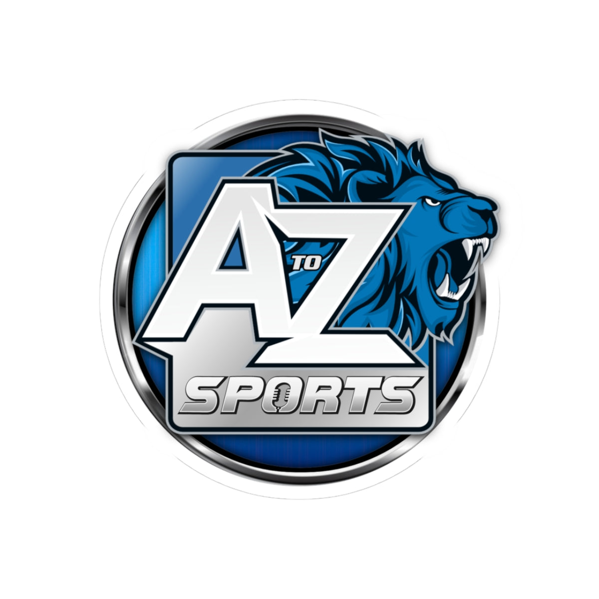 A to Z Sports Lions Sticker