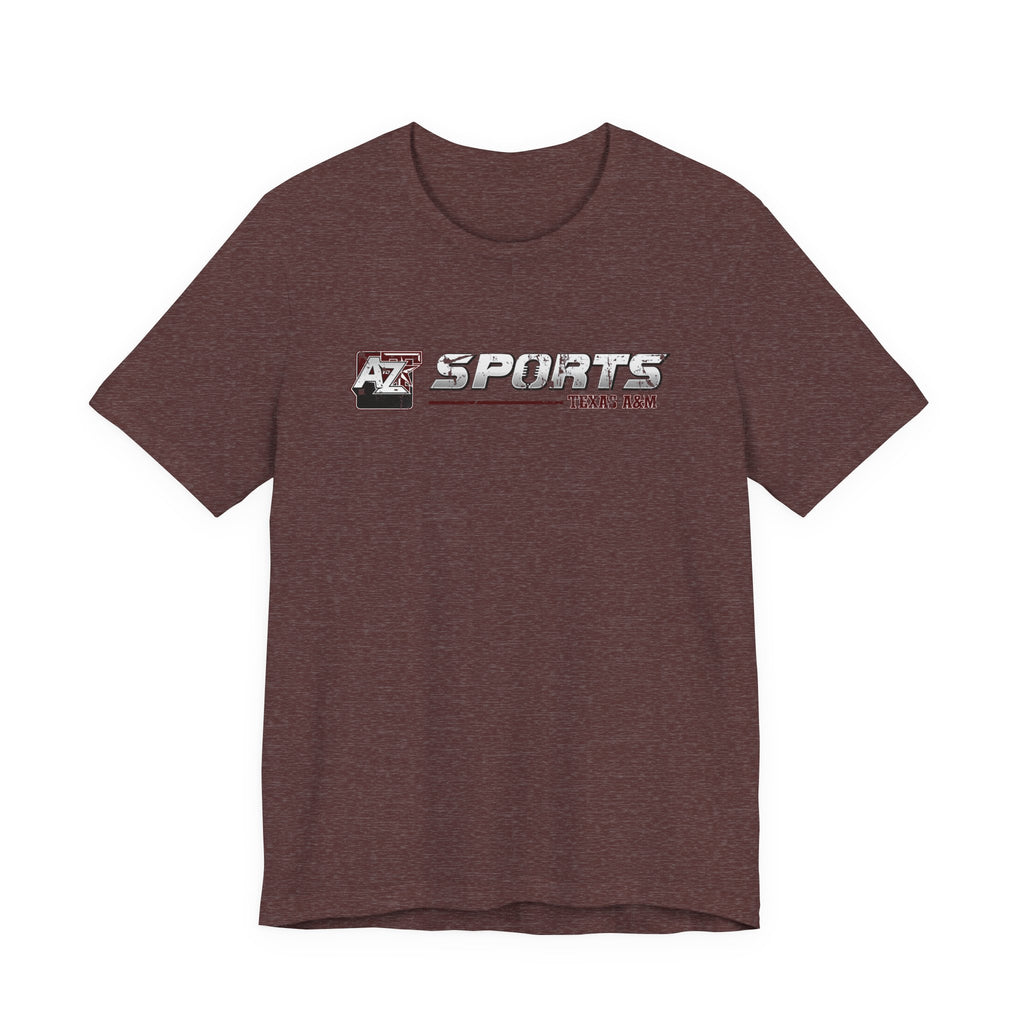 A to Z Sports Texas A&M Distressed Horizontal T-Shirt
