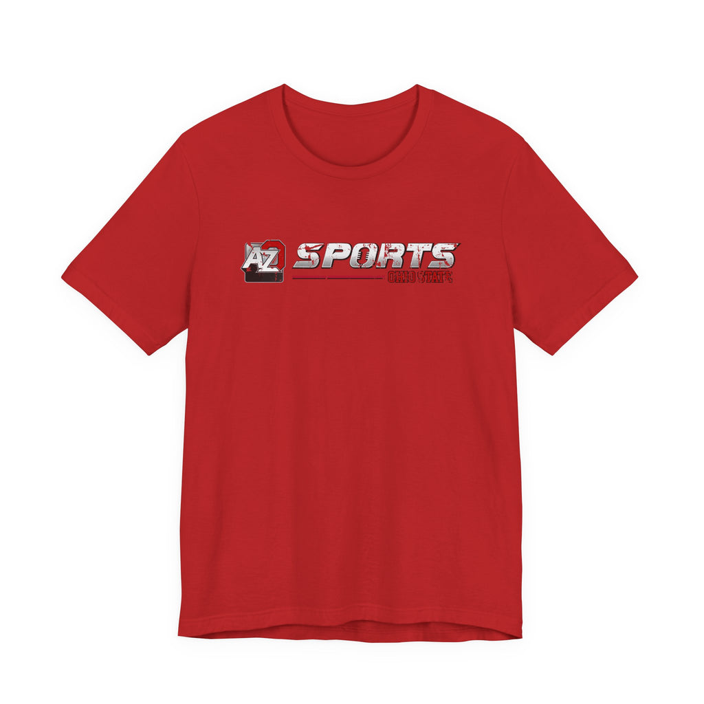 A to Z Sports Ohio State Distressed Horizontal T-Shirt