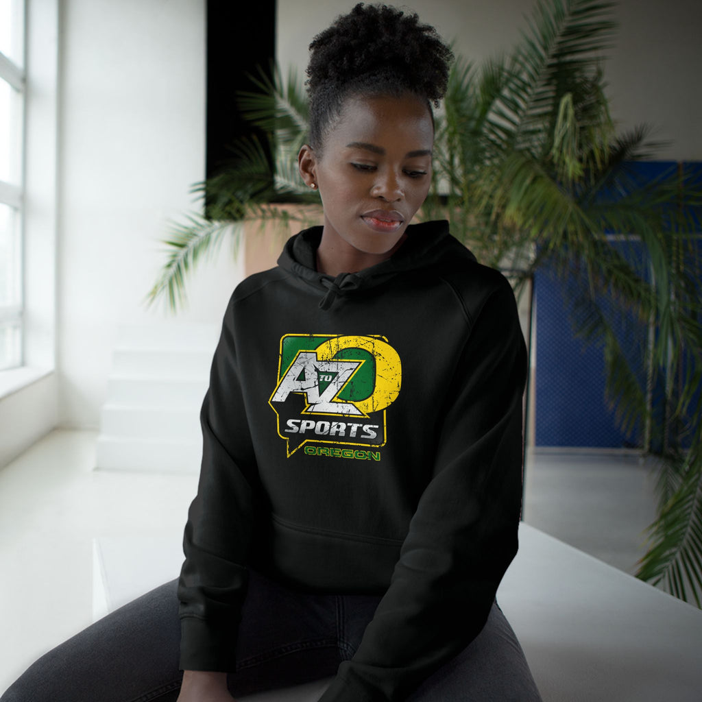 A to Z Sports Oregon Distressed Hoodie