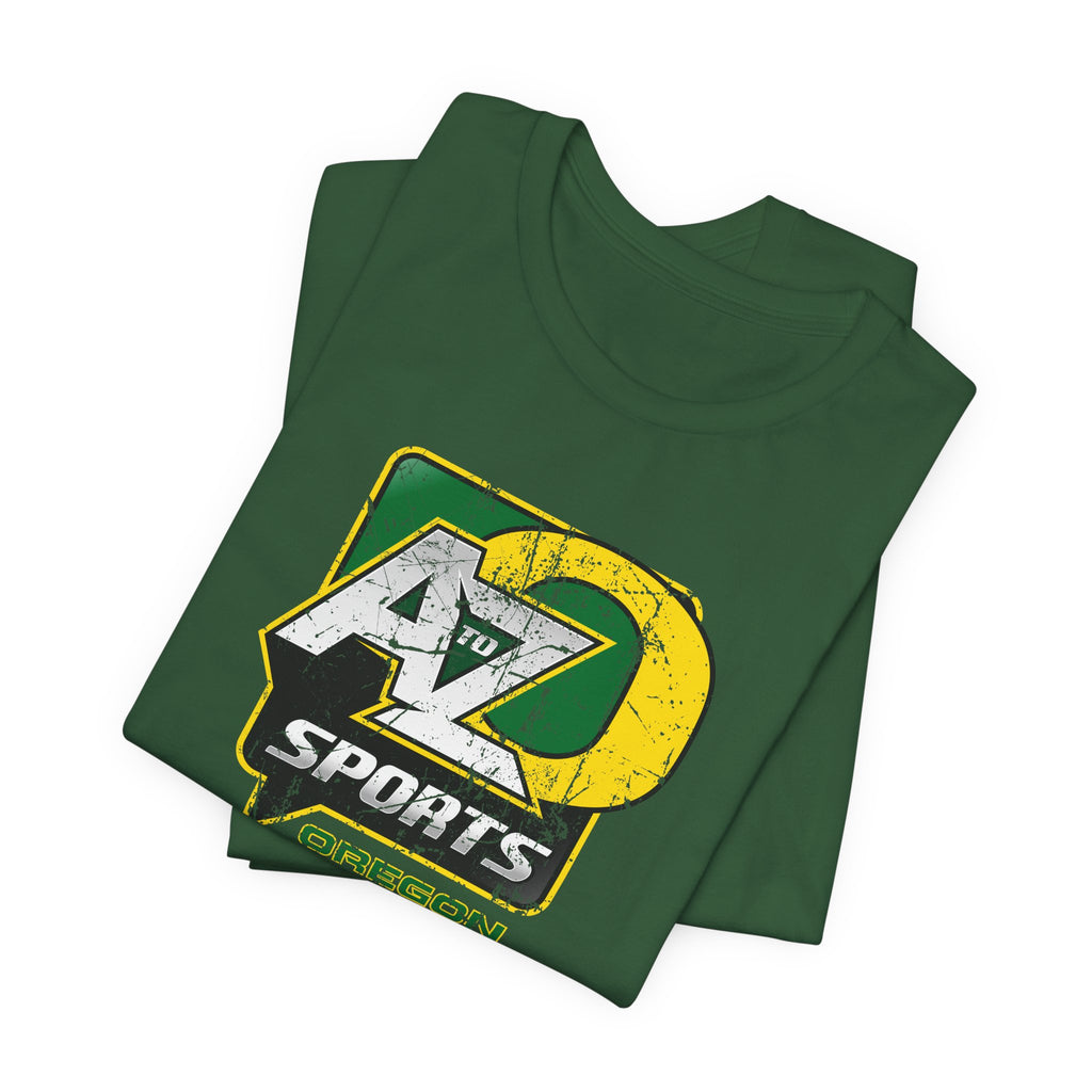A to Z Sports Oregon Distressed T-Shirt