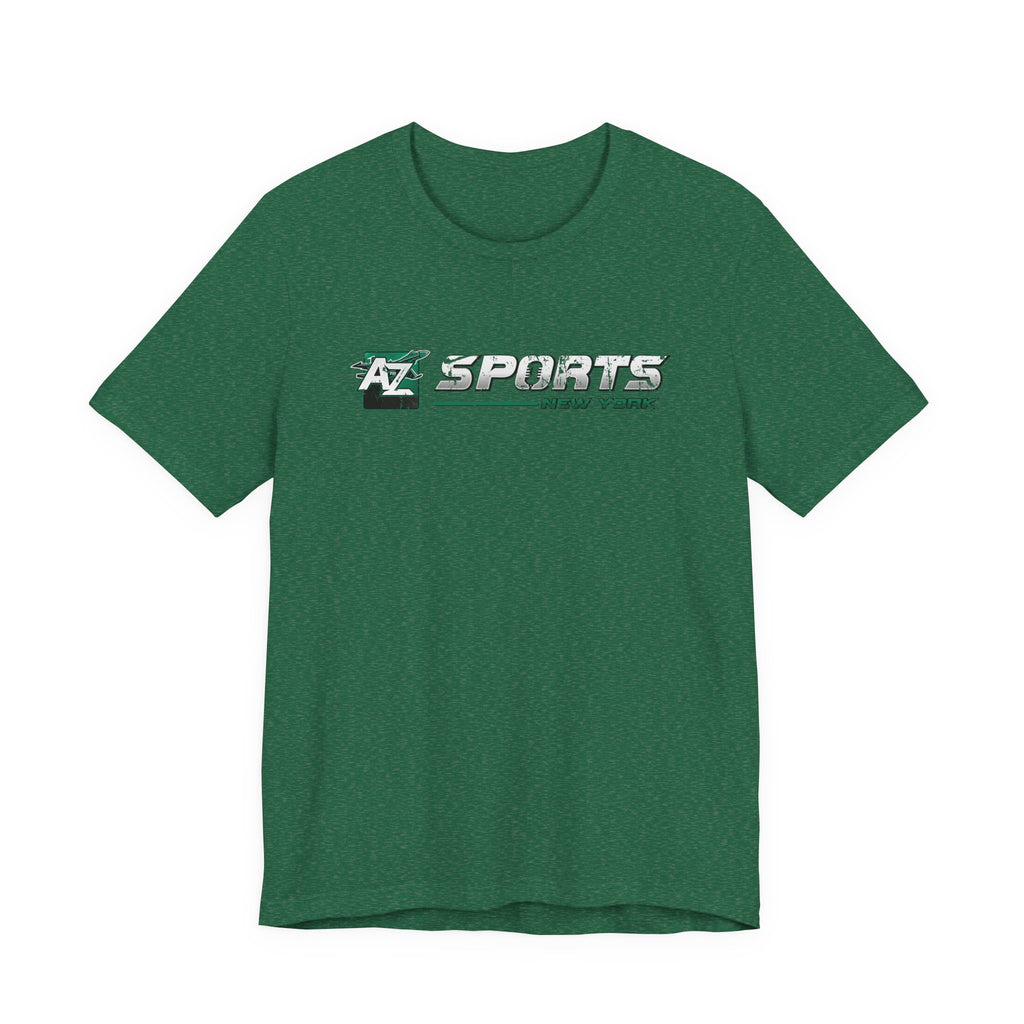 A to Z Sports Jets Distressed Horizontal T-Shirt