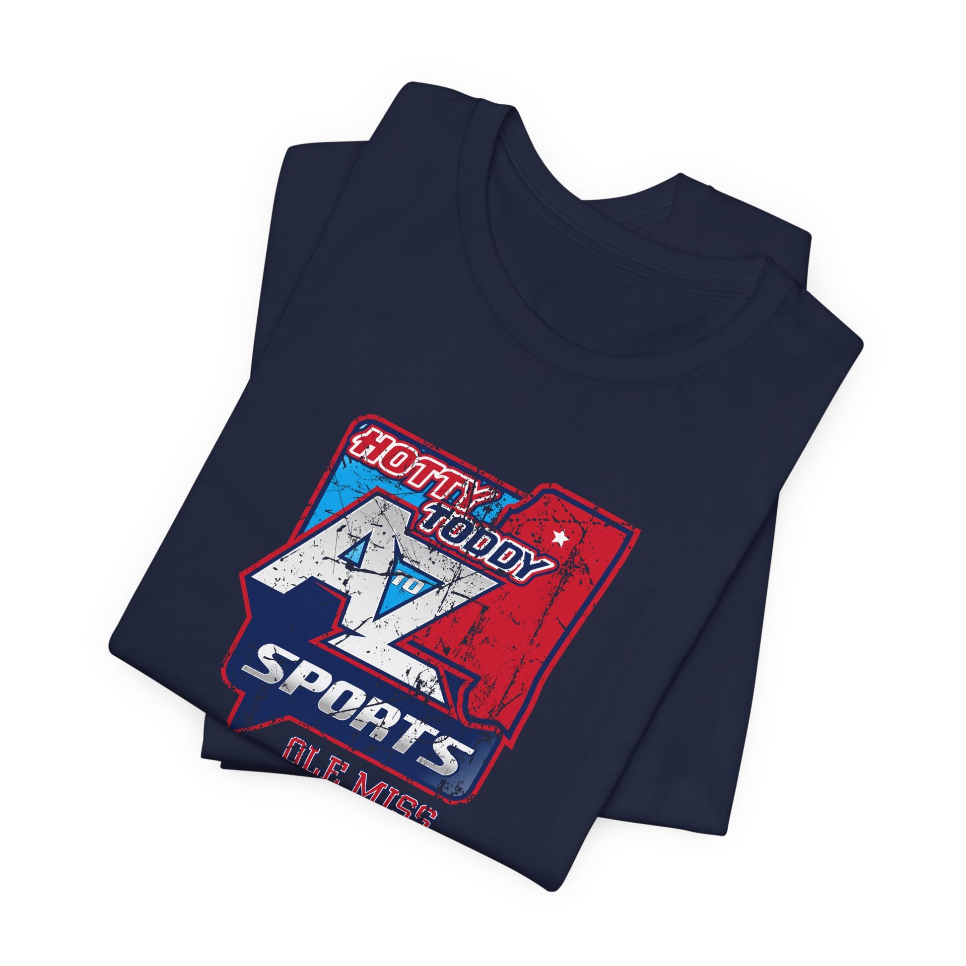A to Z Sports Ole Miss Distressed T-Shirt