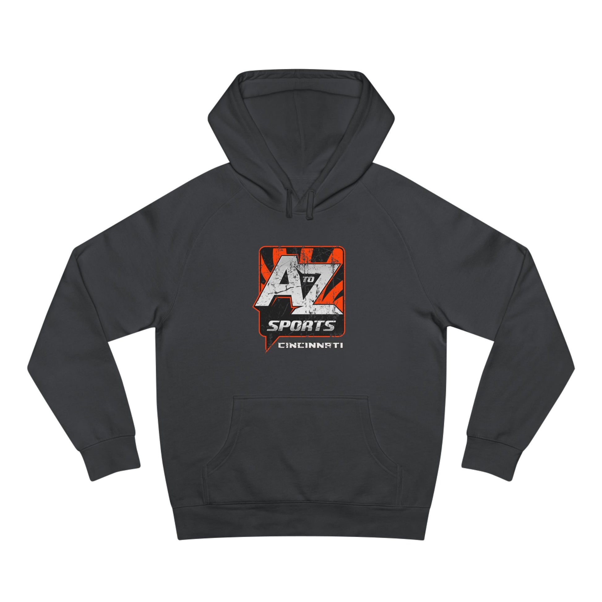 A to Z Sports Bengals Distressed Hoodie